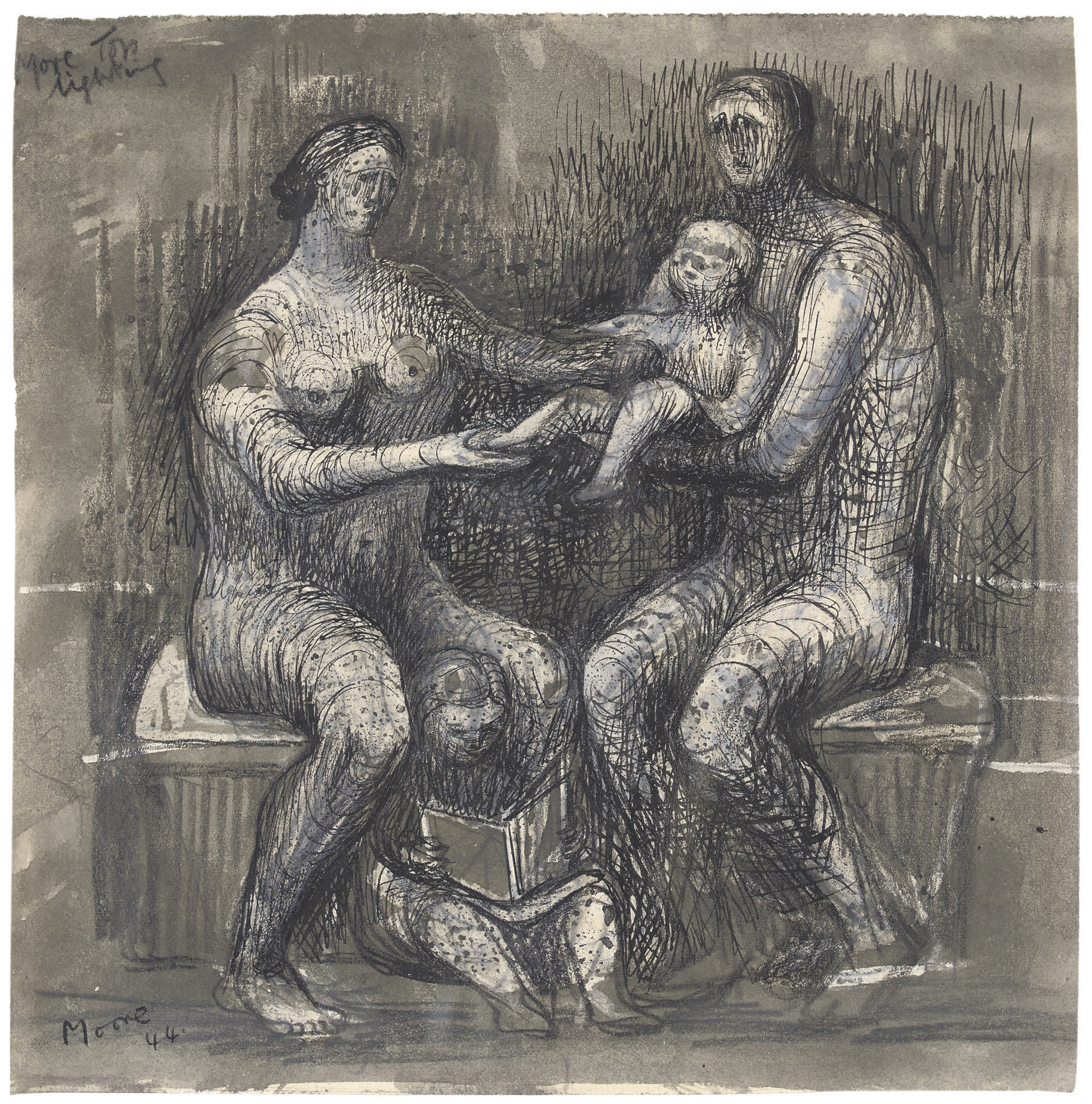 Seated Family Group 

