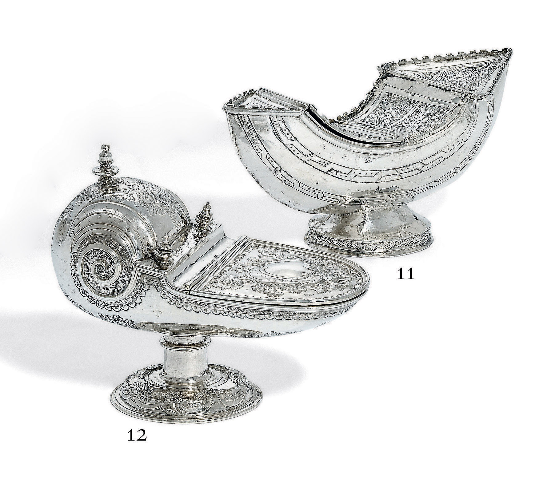 A SPANISH SILVER INCENSE-BOAT , JAEN, CIRCA 1740, MAKER'S ...