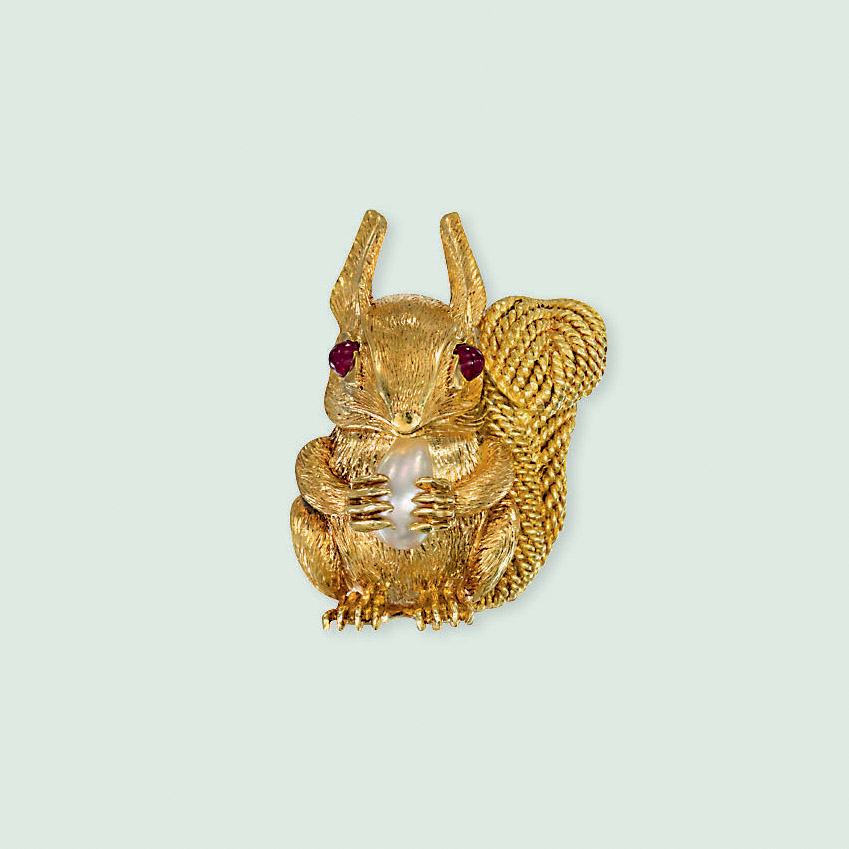 A GEMSET NOVELTY BROOCH, BY CARTIER Christie's