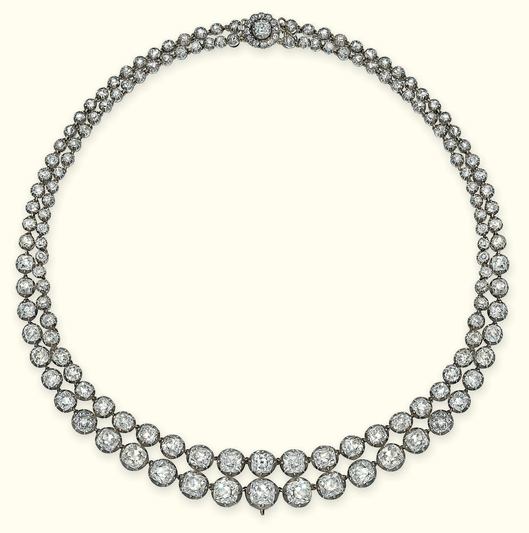 AN ANTIQUE DIAMOND NECKLACE Christie's