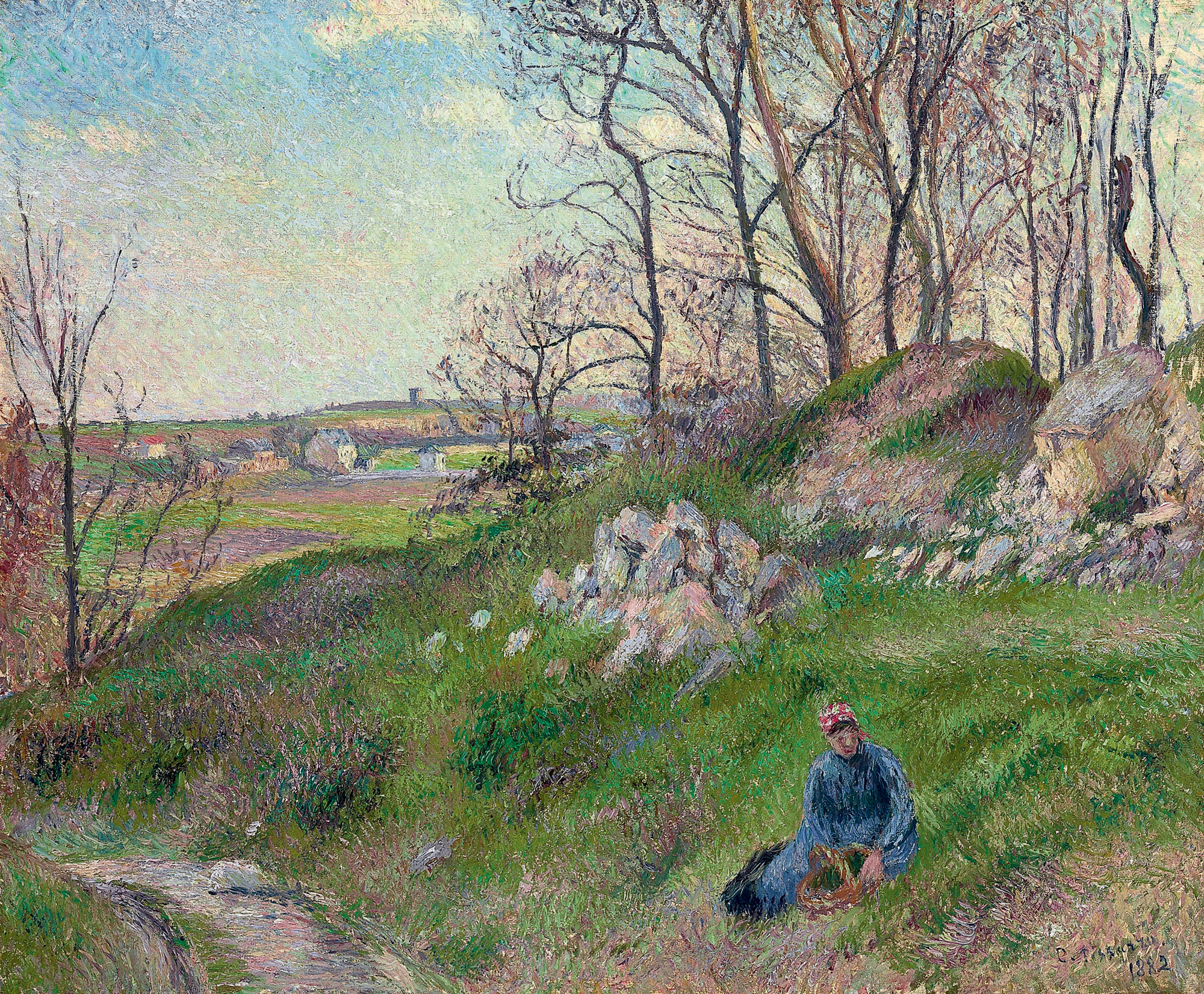 Camille Pissarro、海外版超希少レゾネ、新品額装付 Camille Pissarro