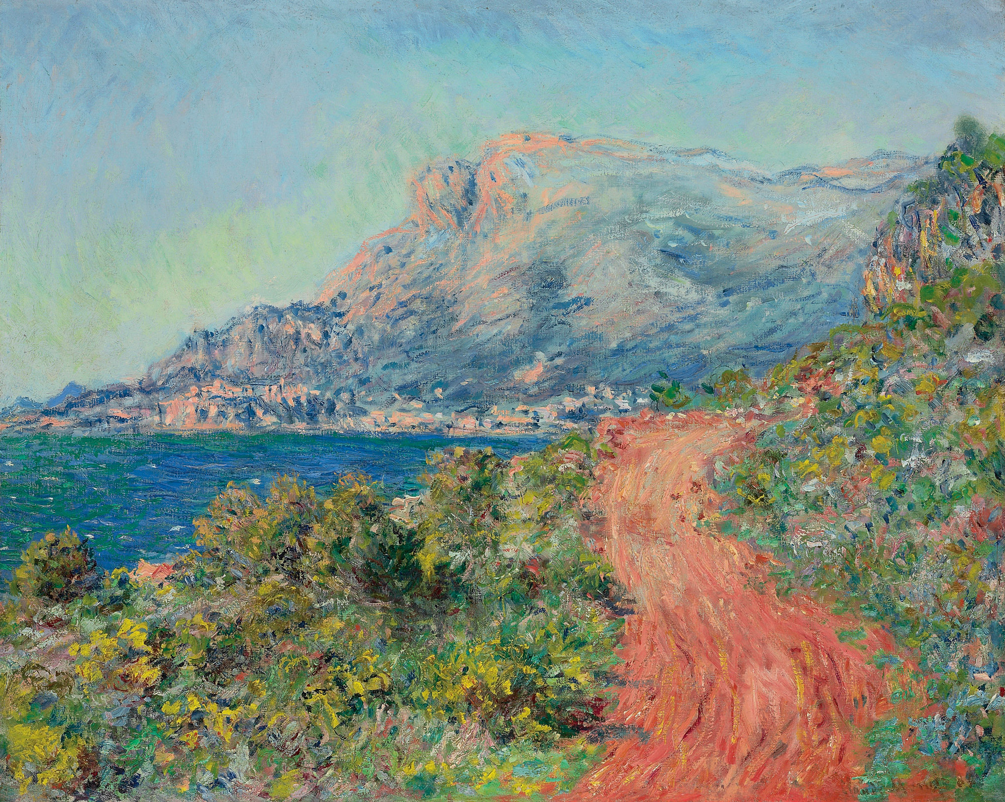 Claude Monet (1840-1926) | La route rouge près de Menton | 19th Century,  Paintings | Christie's