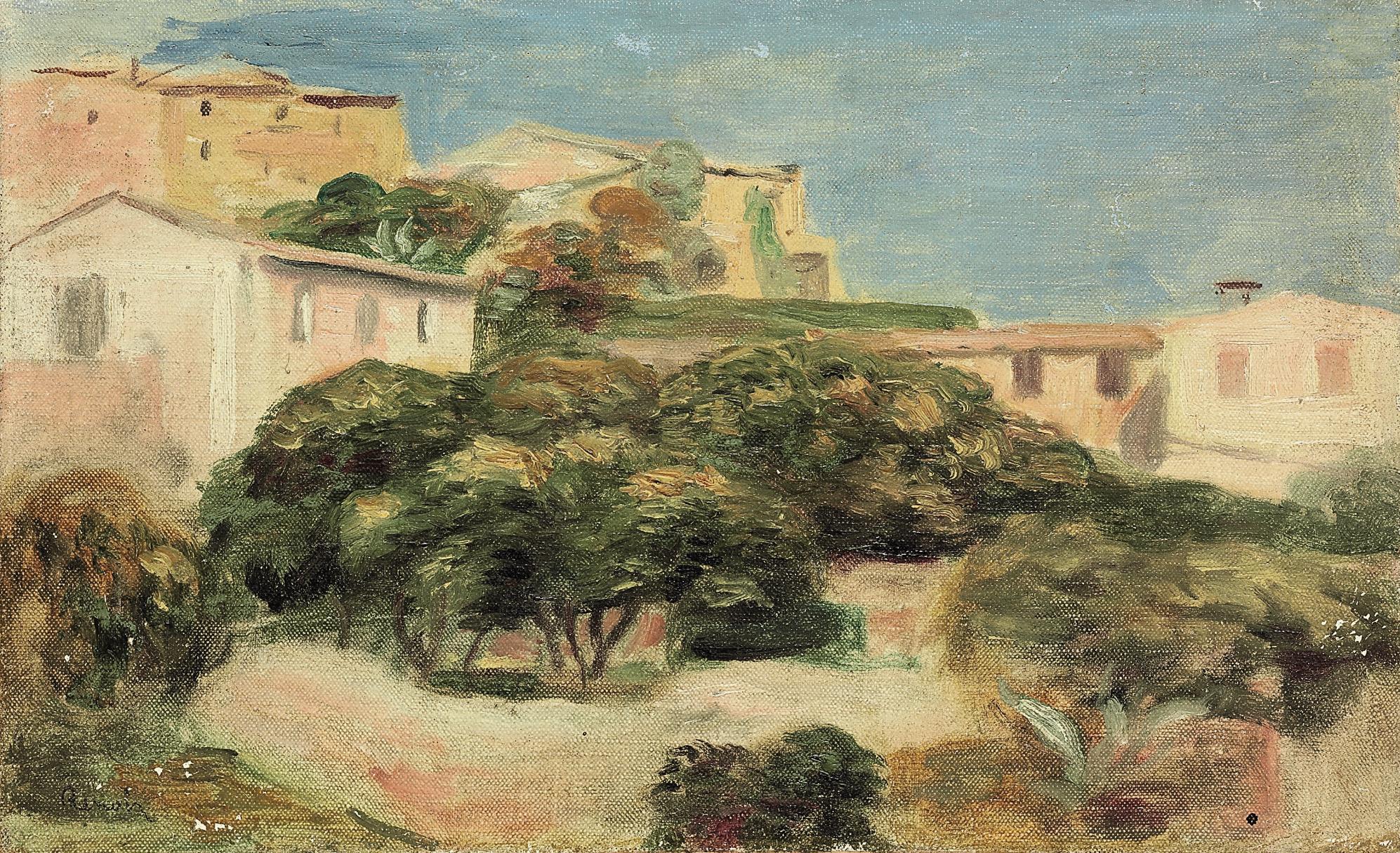 Pierre-Auguste Renoir (1841-1919) , Vue de Cagnes | Christie's