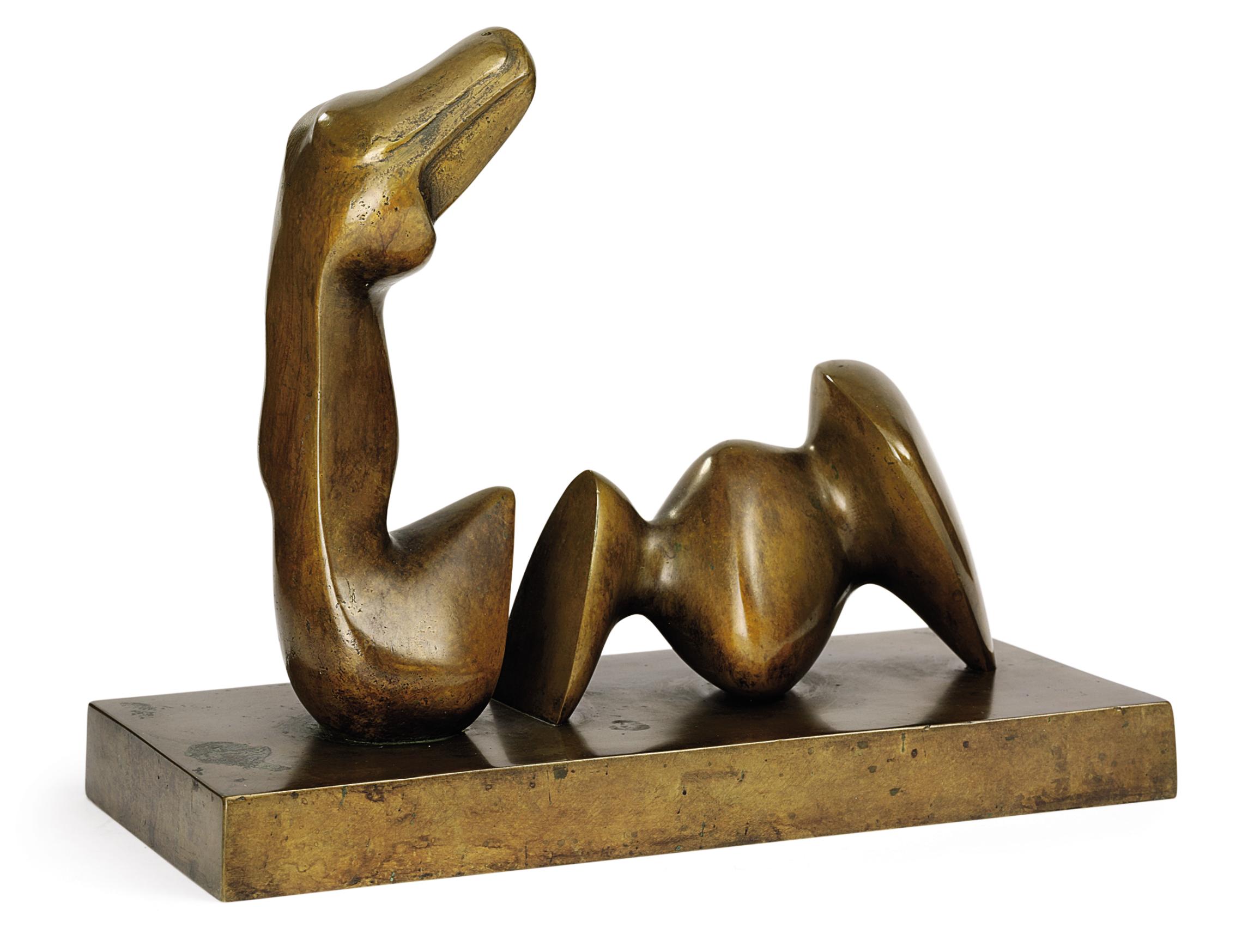 Architecture Prize (Two Piece Reclining Figure: Cut) 
