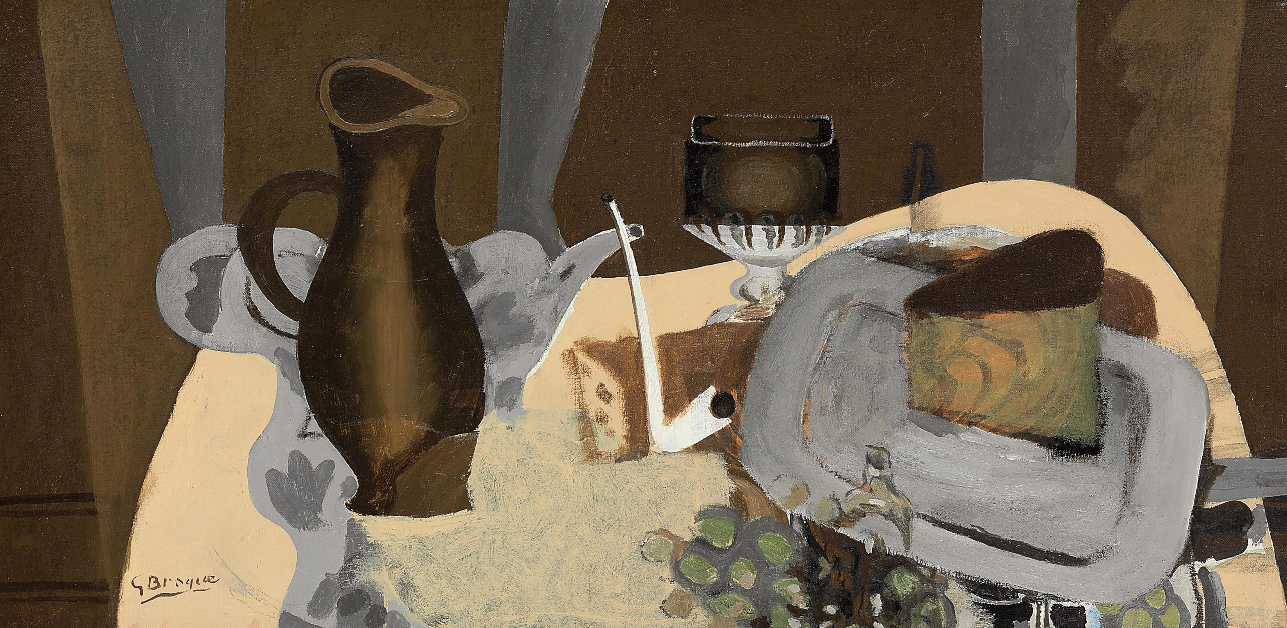 Braque (18821963) , Nature morte à la pipe Christie's