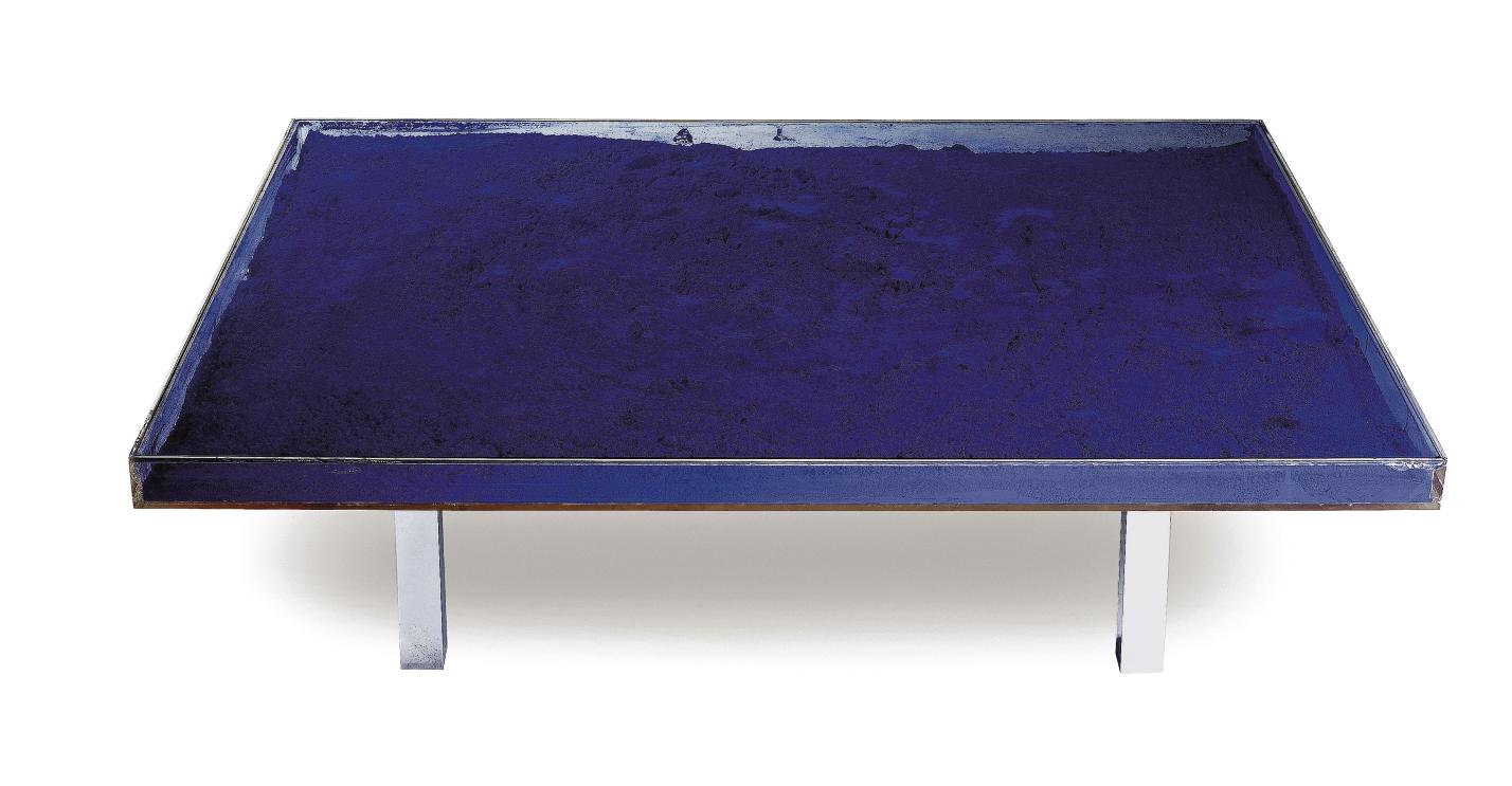 Yves Klein (19281962) , Table bleue Christie's
