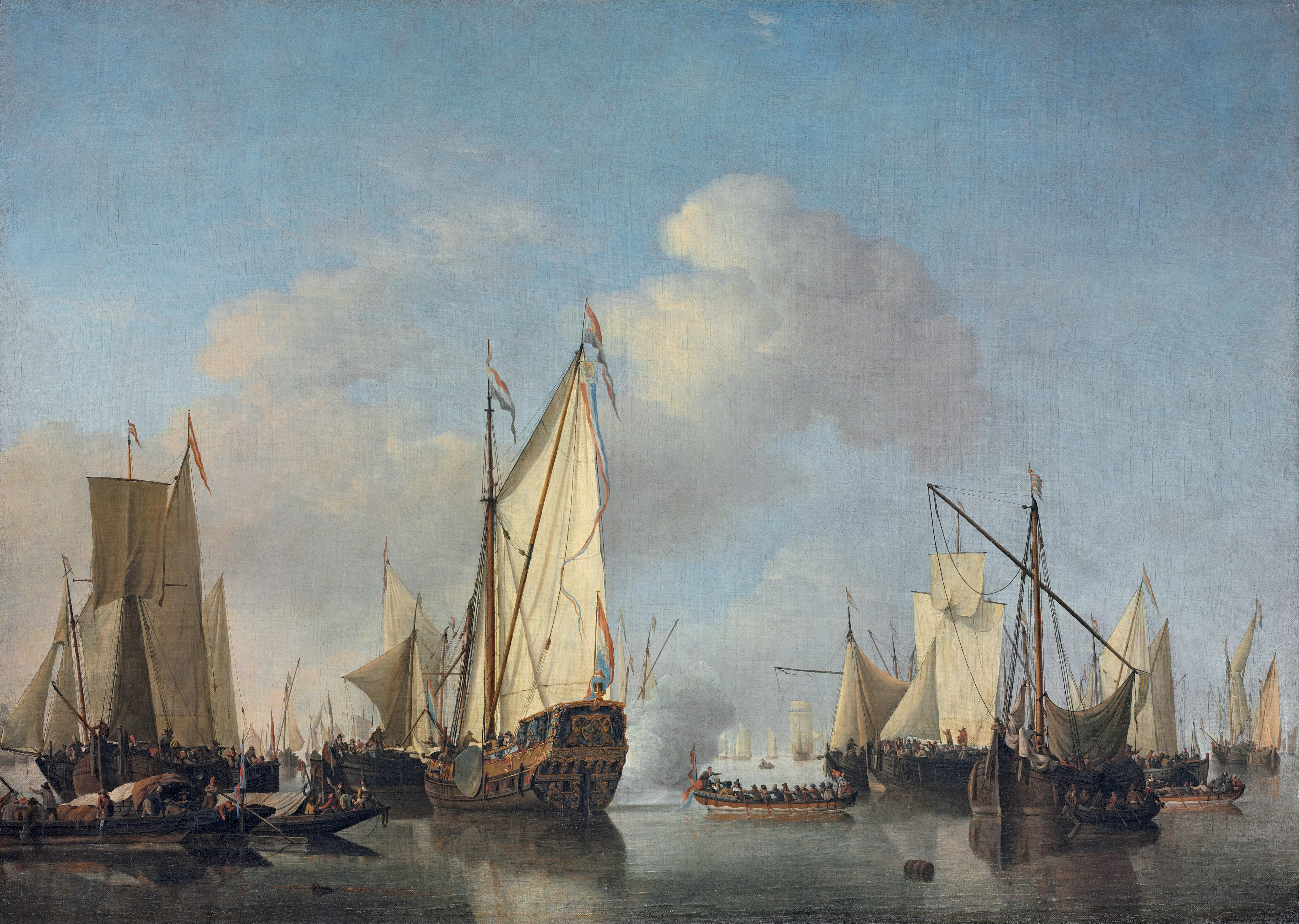 Willem Van De Velde The Younger Telegraph