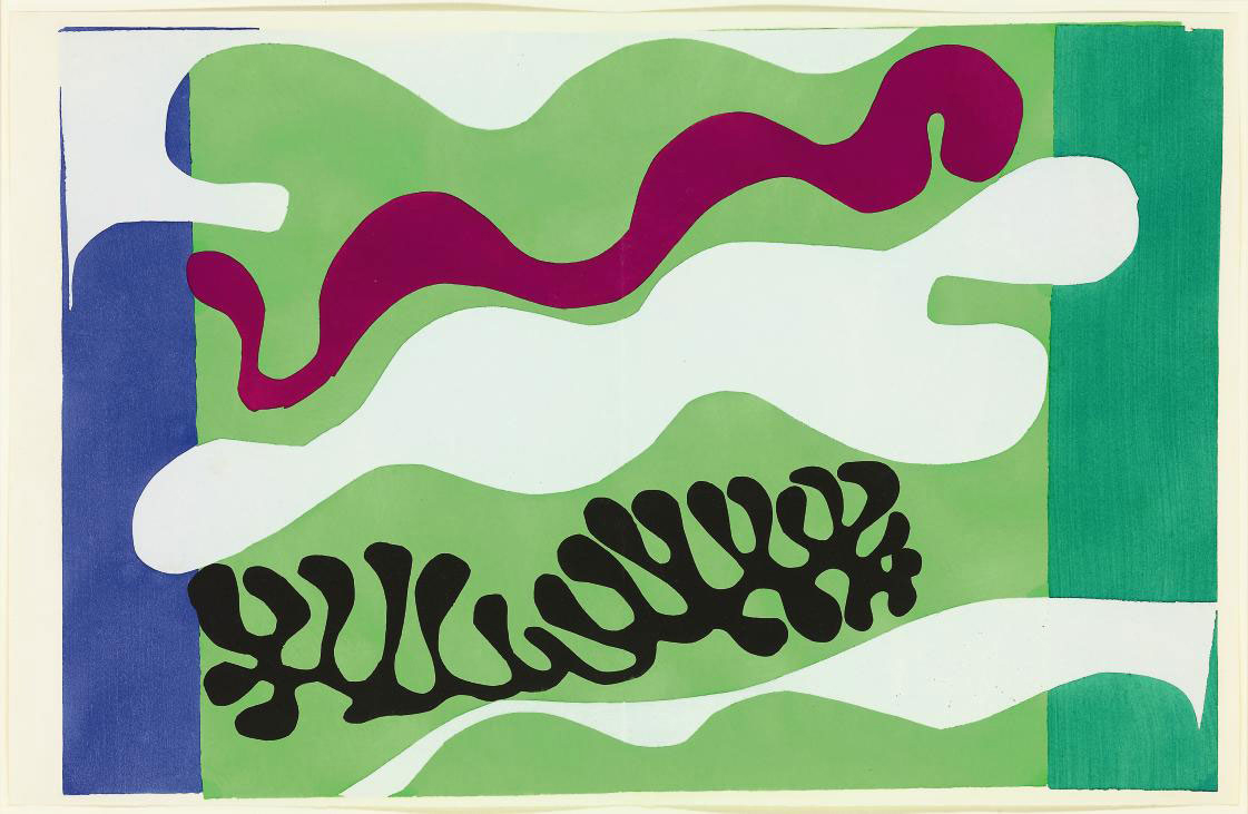 Le Lagon, Plate XVIII from: Jazz (cf. D. books 22) 
