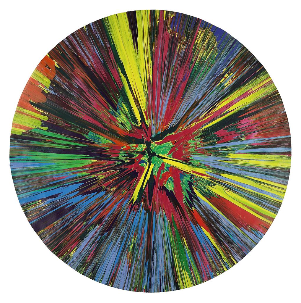 Damien Hirst (b. 1965) , Beautiful, How Does Your Garden Grow Painting