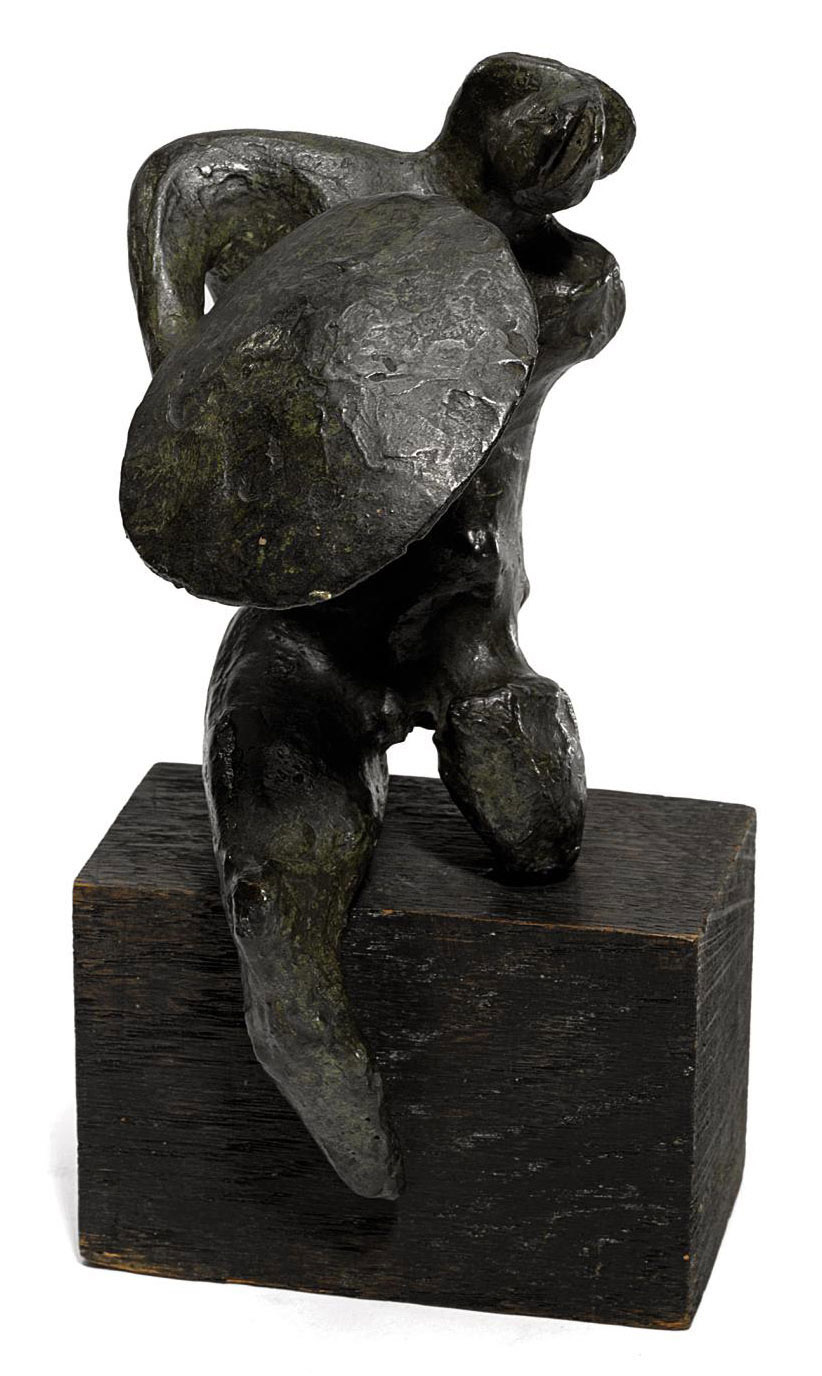 Maquette for Warrior with Shield 
