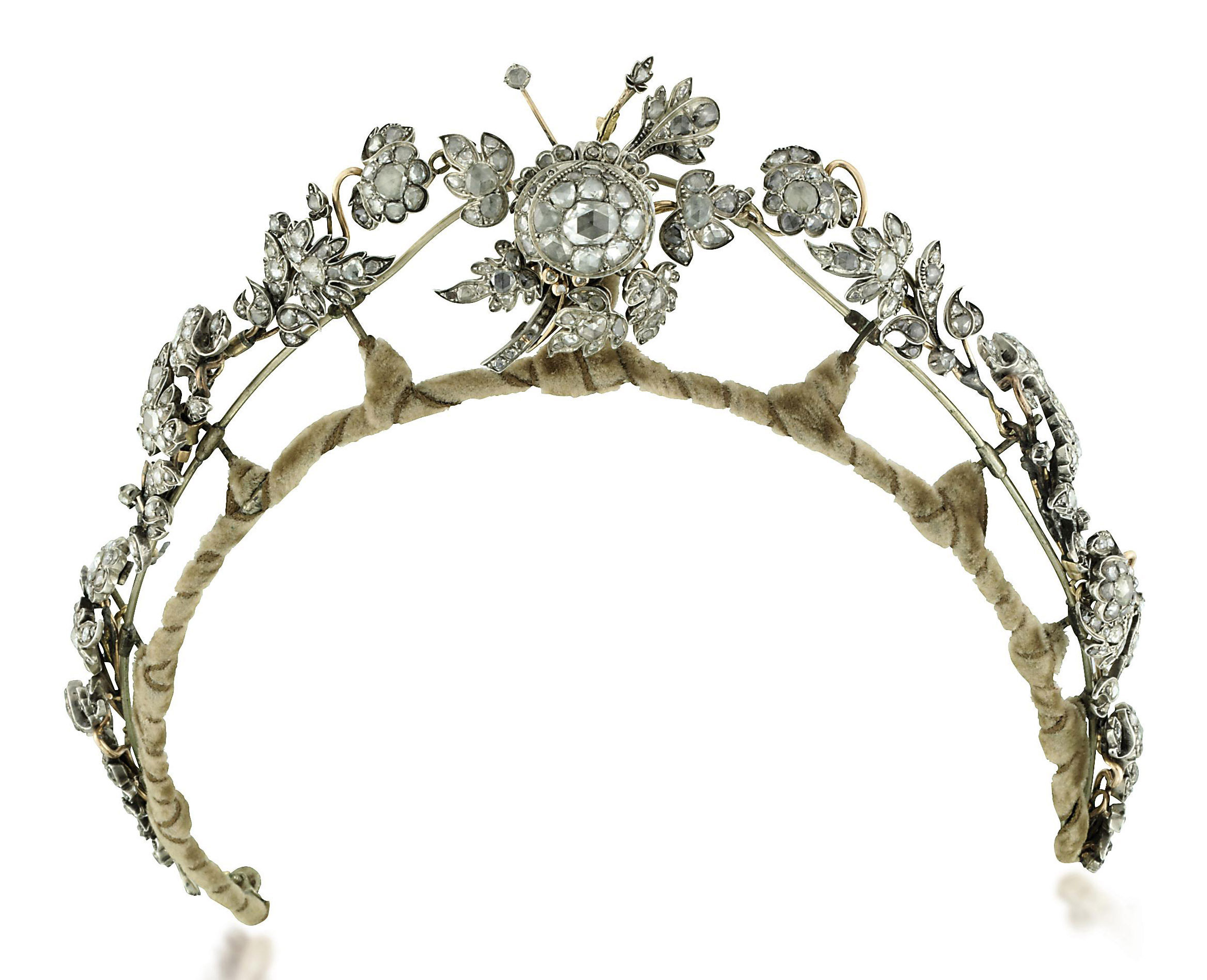 AN ANTIQUE DIAMOND NECKLACE/TIARA Christie's