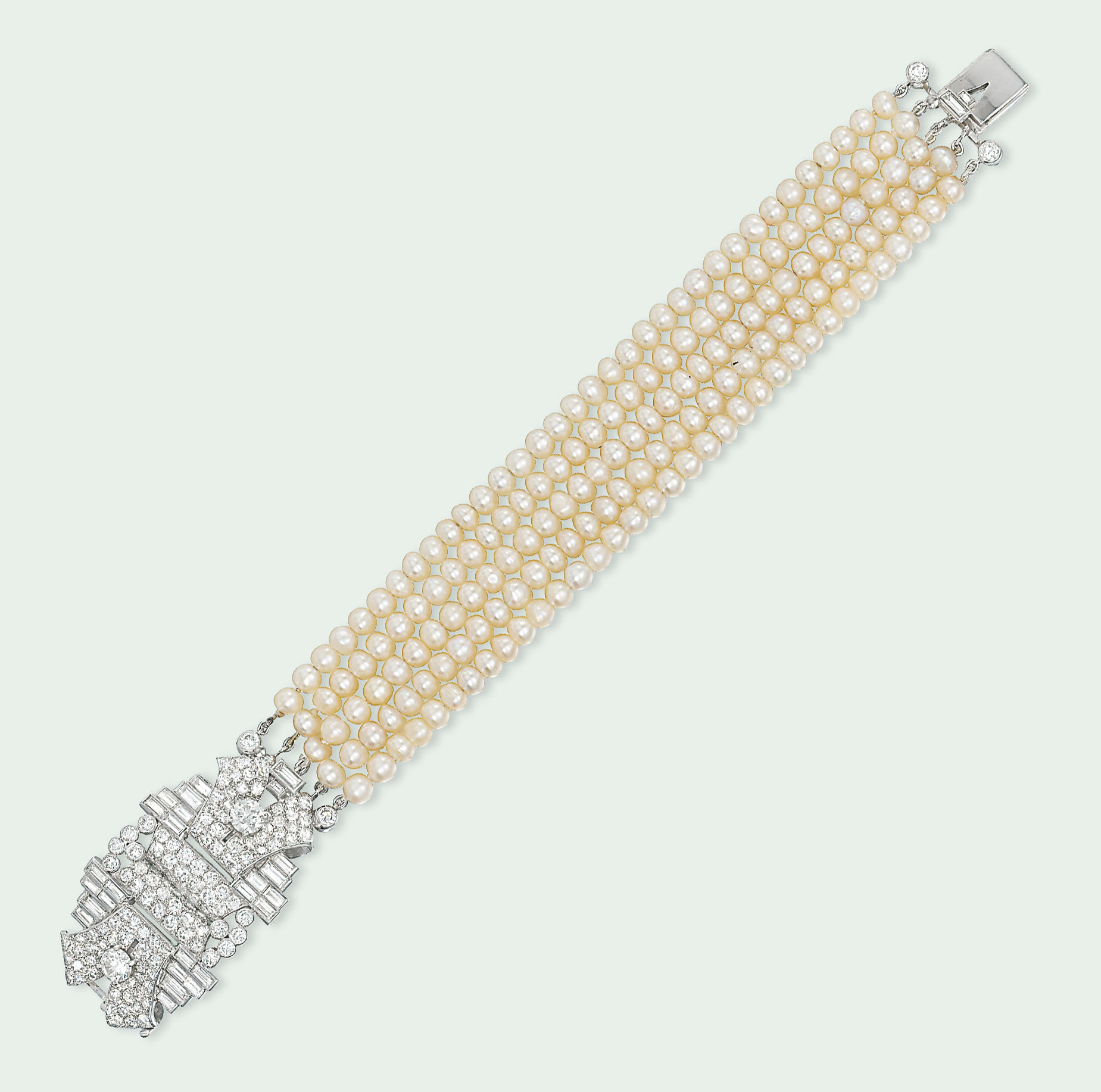 Art deco on sale pearl bracelet
