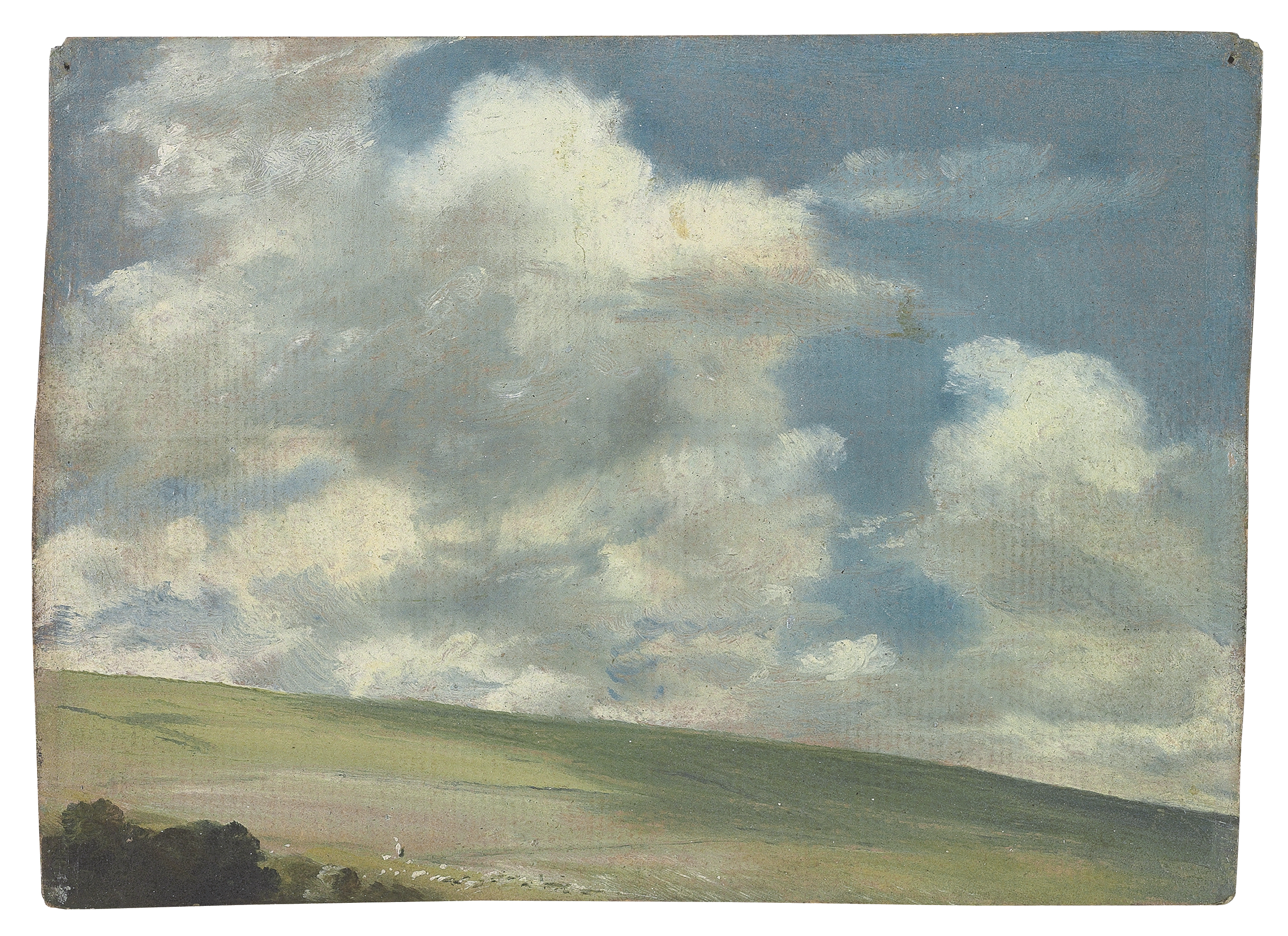 Scene on the Downs, near Brighton 

