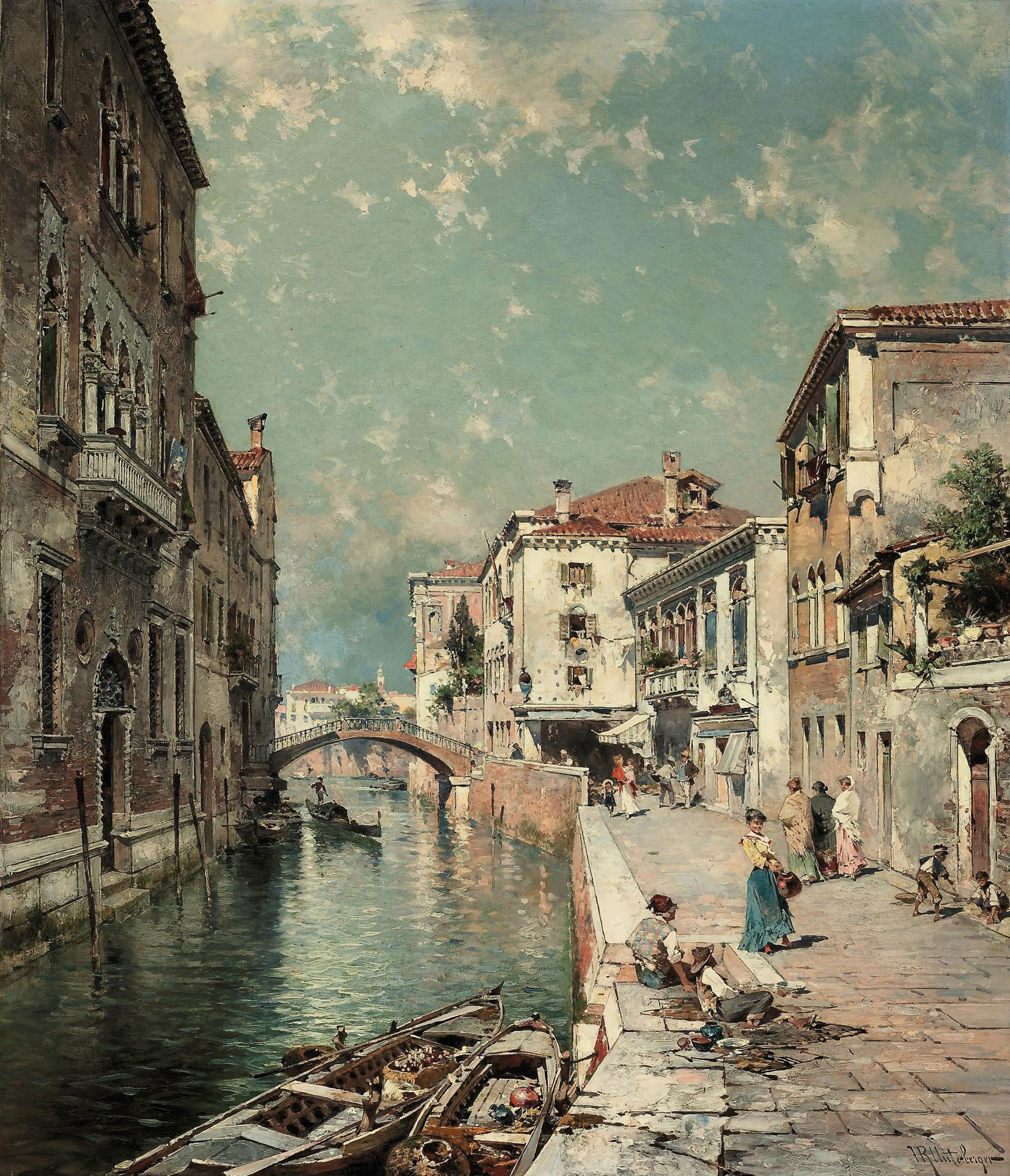 Franz Richard Unterberger (Austrian, 18371902) , Rio Tiorado, Venice