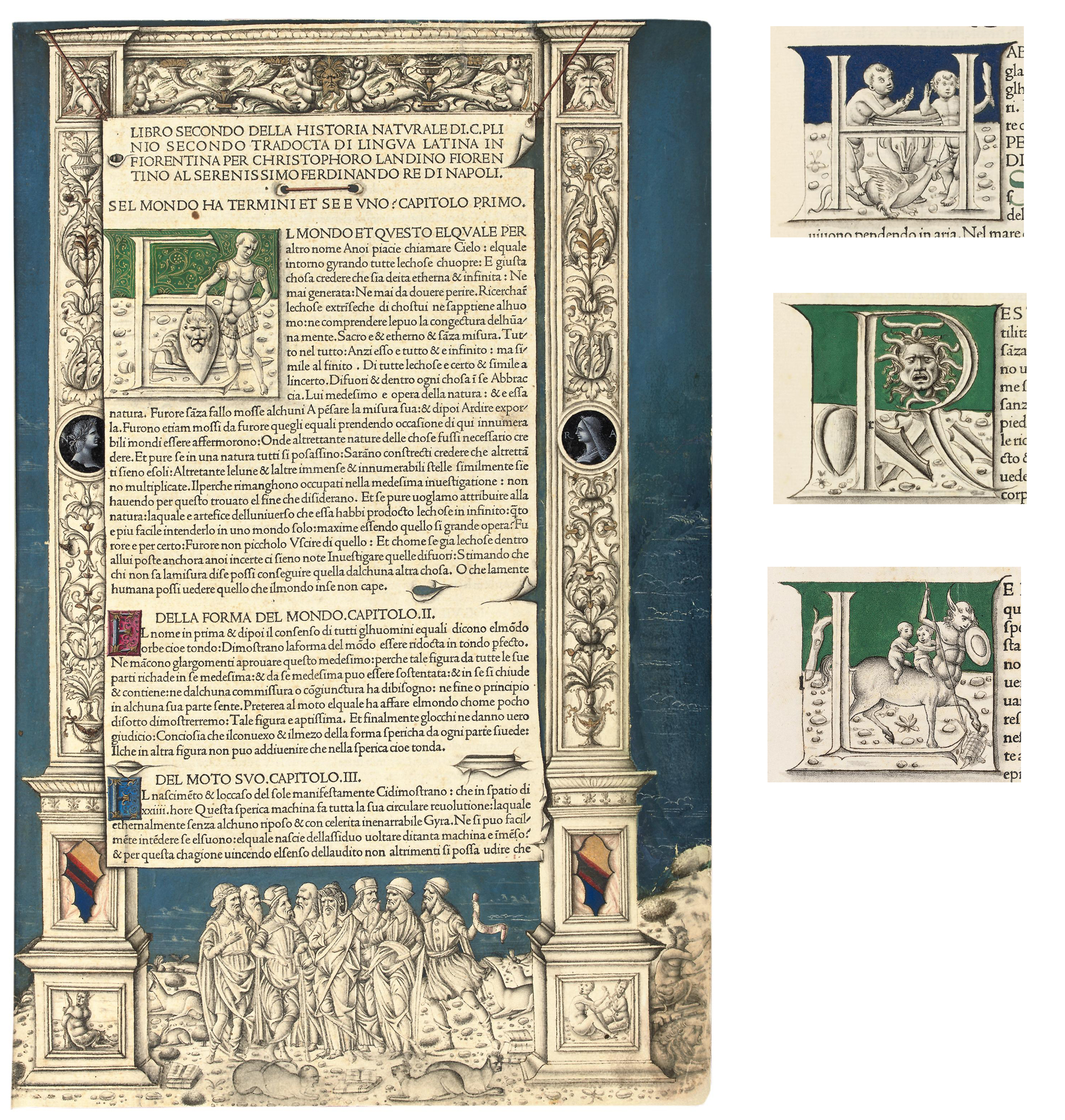 PLINIUS SECUNDUS, Gaius (23-79). Historia Naturalis. Edited