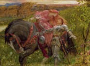 Sir Frank Dicksee P R A 1853 1928 Study For La Belle Dame Sans 