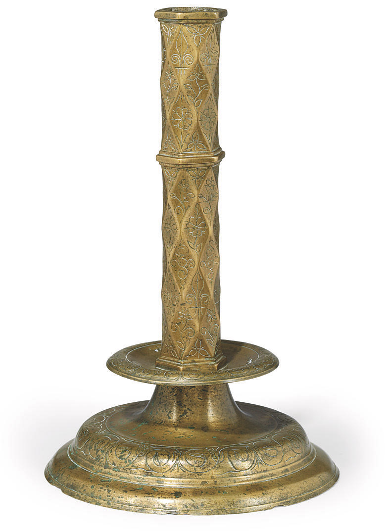 A RARE FRENCH COPPER ALLOY CANDLESTICK , 16TH CENTURY Christie's