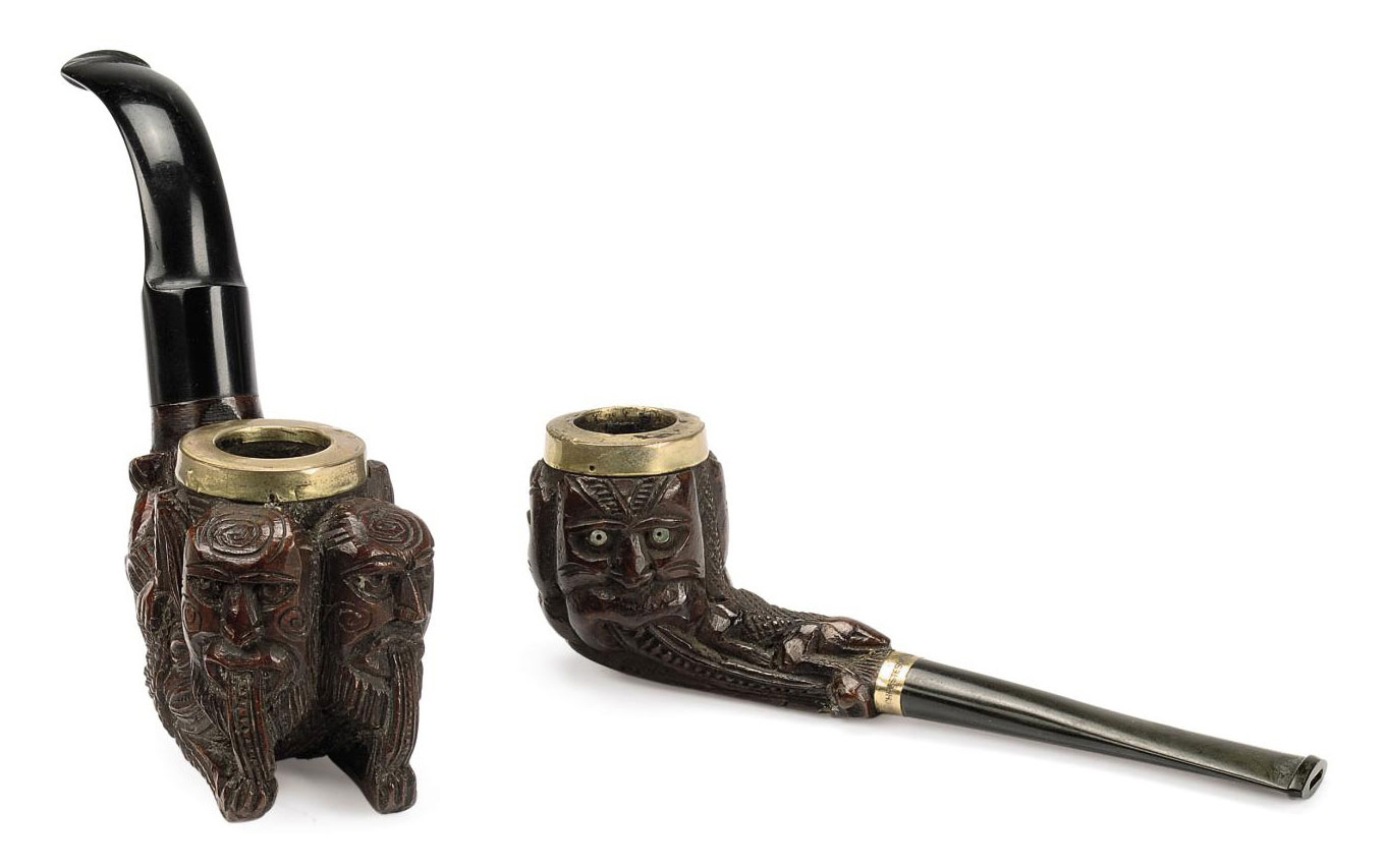 FIVE MAORI PIPES , NEW ZEALAND Christie's