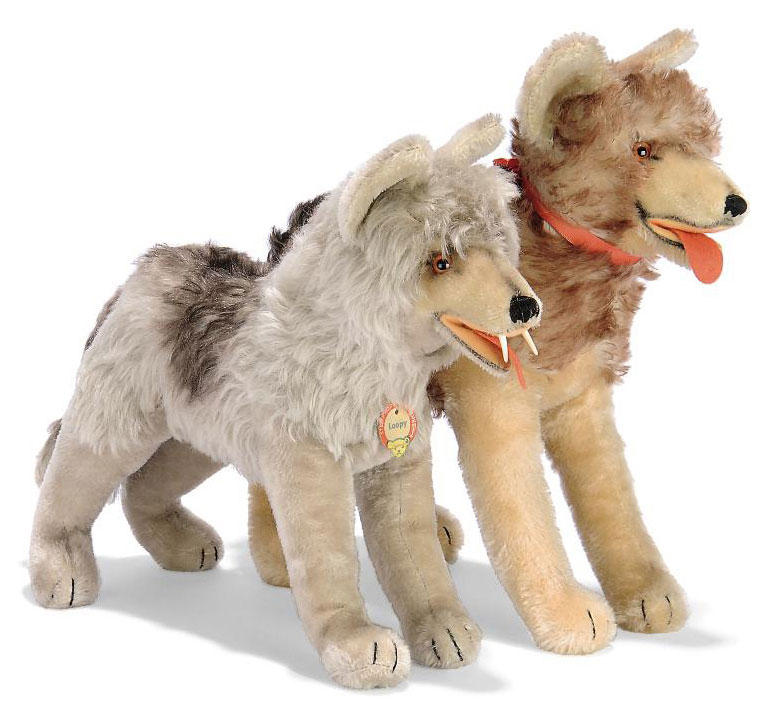 steiff wolf plush