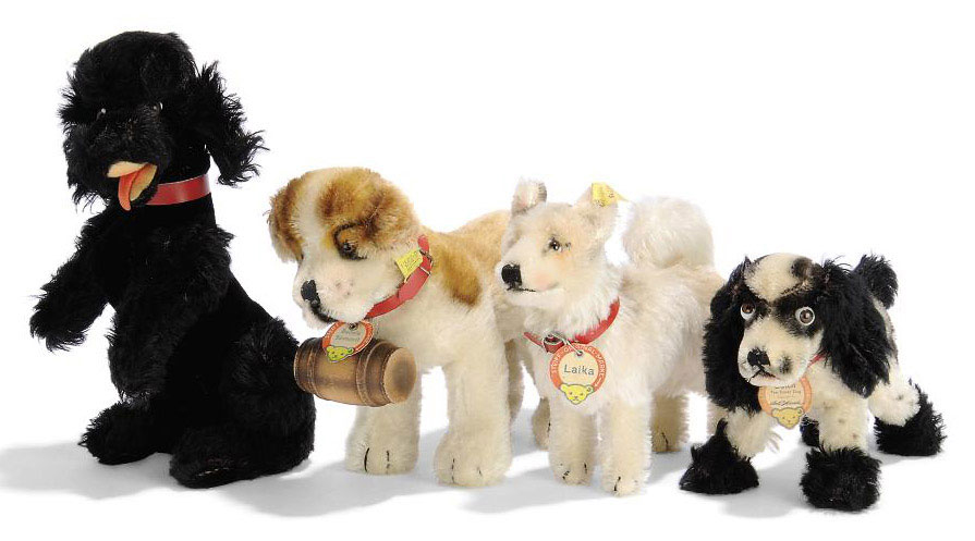 steiff poodle dog
