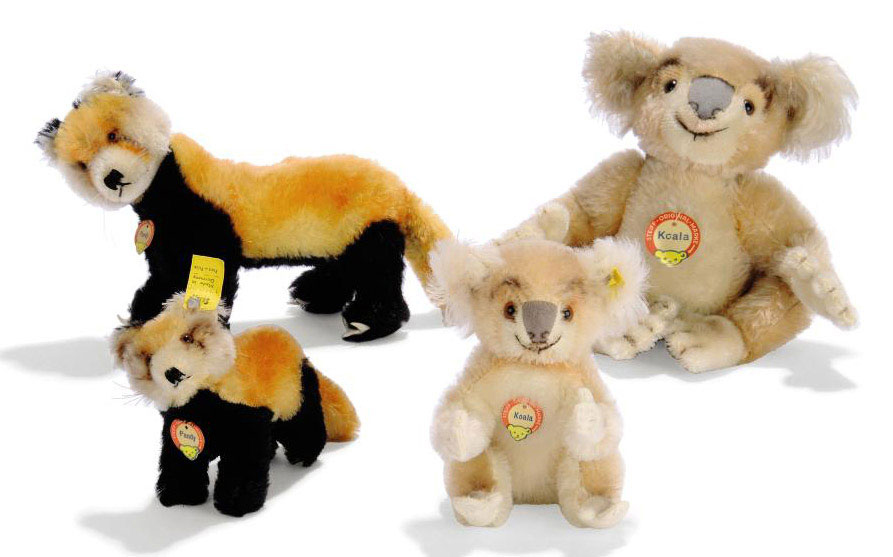 steiff red panda