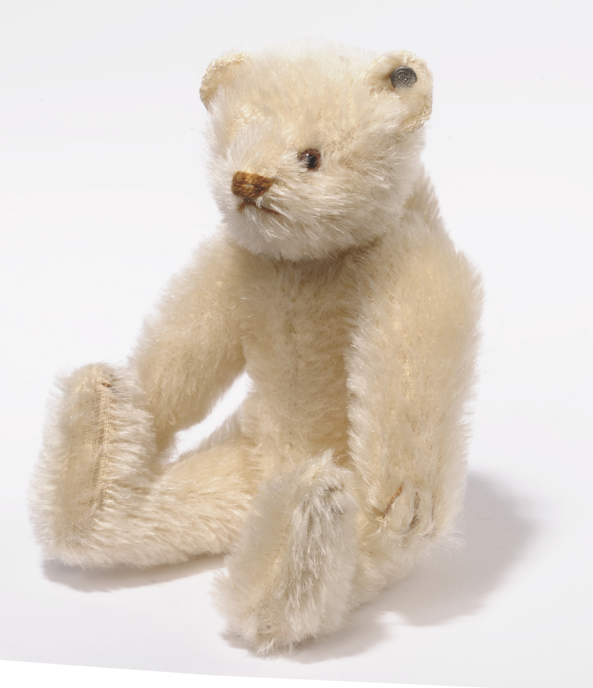 plain white teddy bear