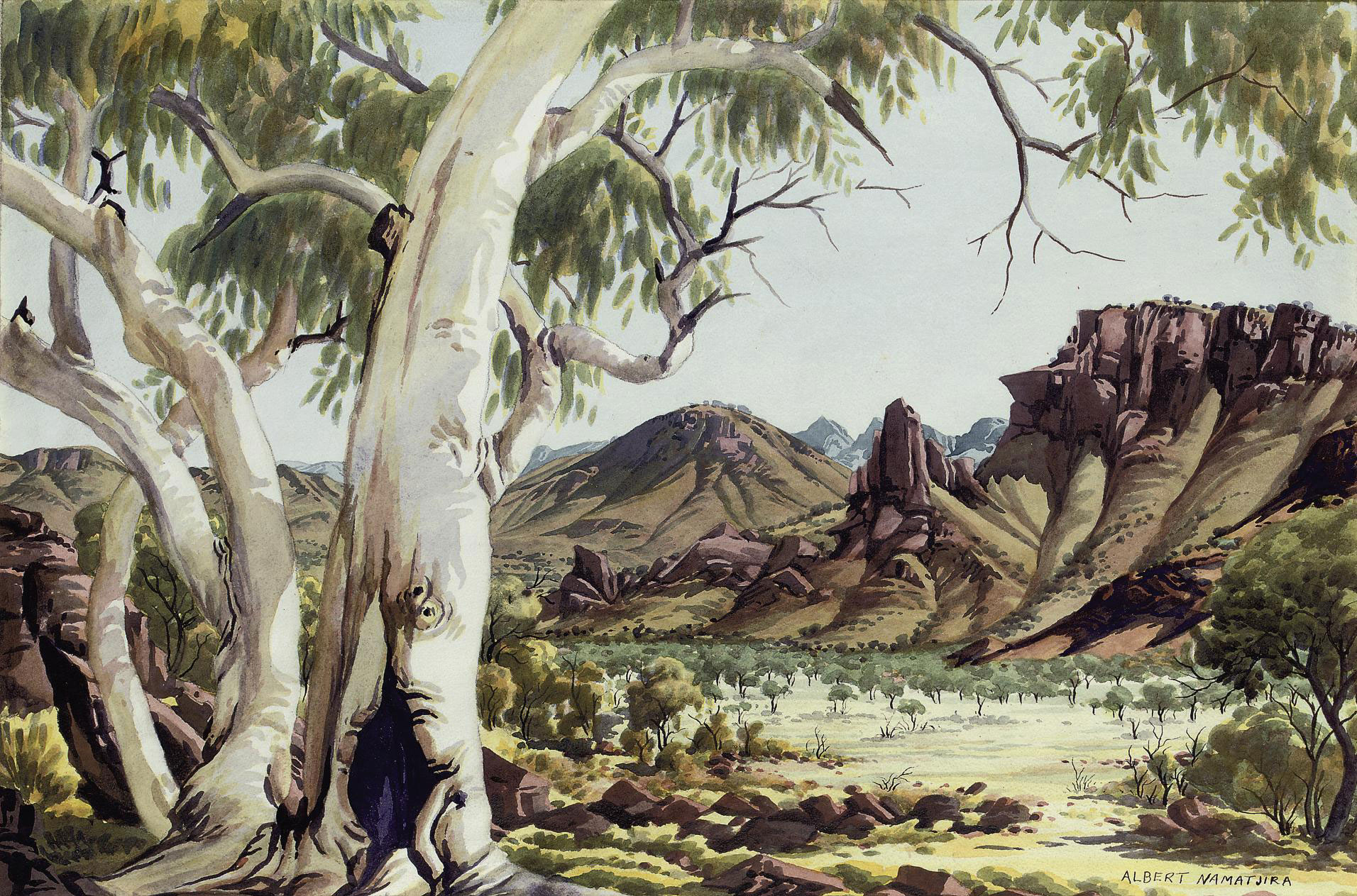 Albert Namatjira (19021959) , The Valley, Macdonnell