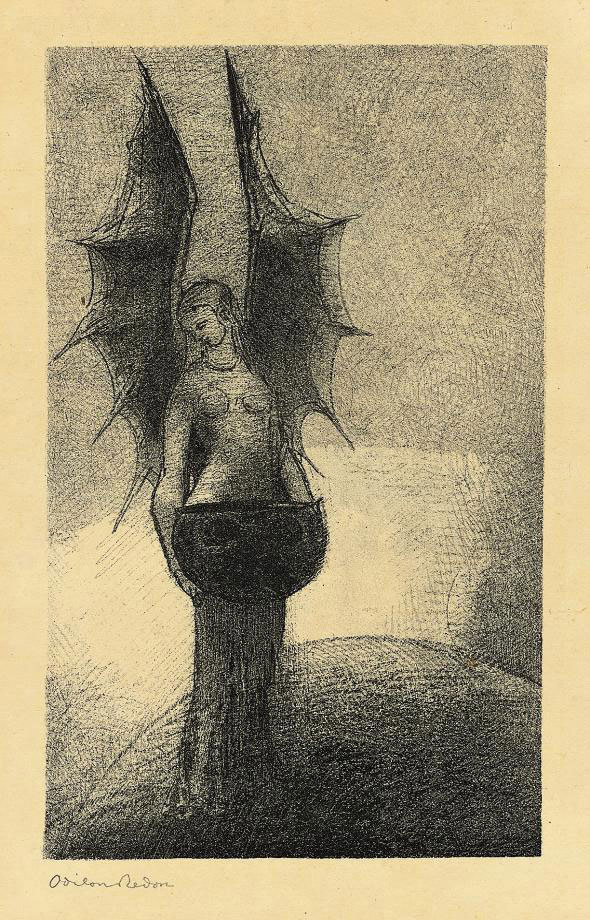 Les Ténèbres, frontispiece (Roger-Marx 121) 
