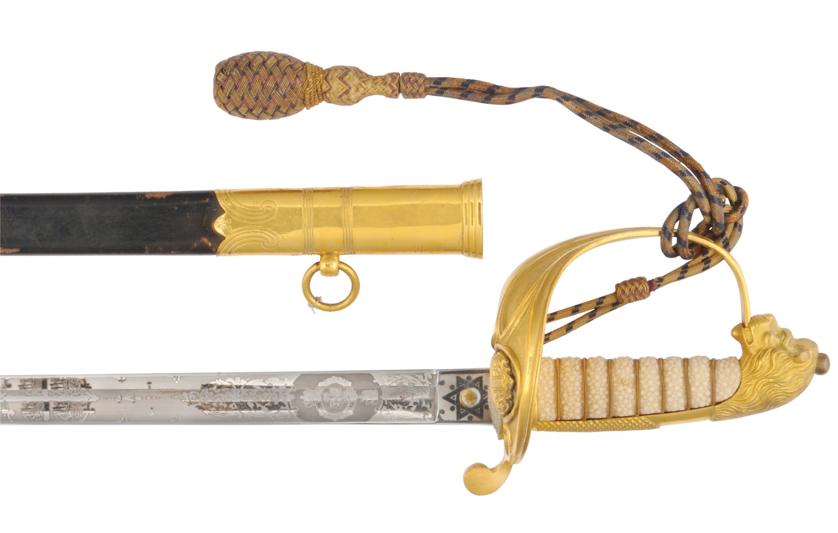 A FINE AND RARE NAVAL PATTERN SWORD OF AN ELDER BROTHER OF TRINITY ...