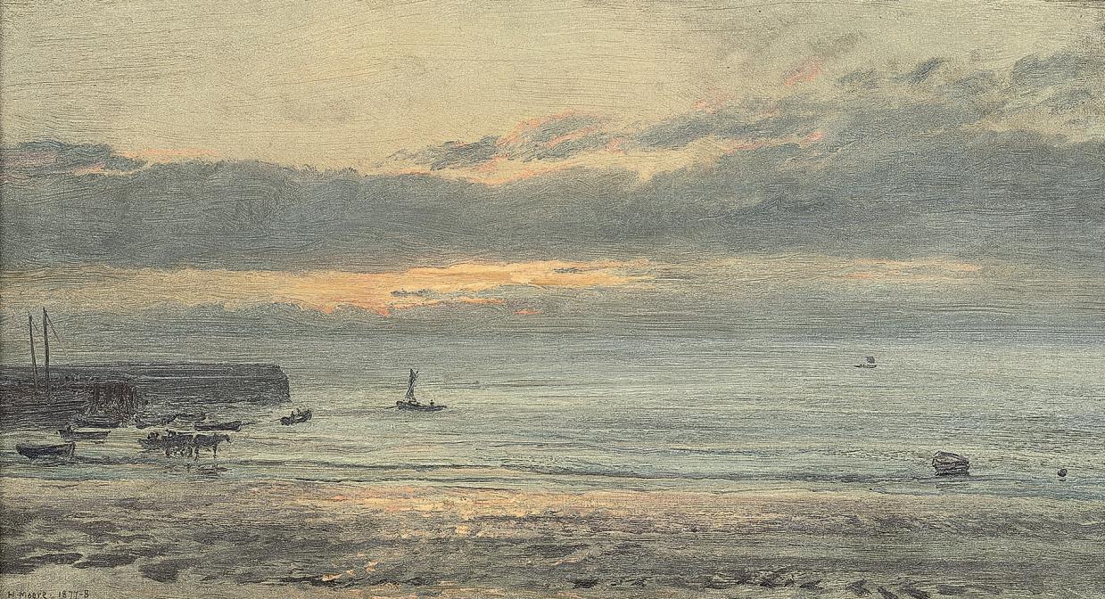 Before sunrise, Scarborough - low water 
