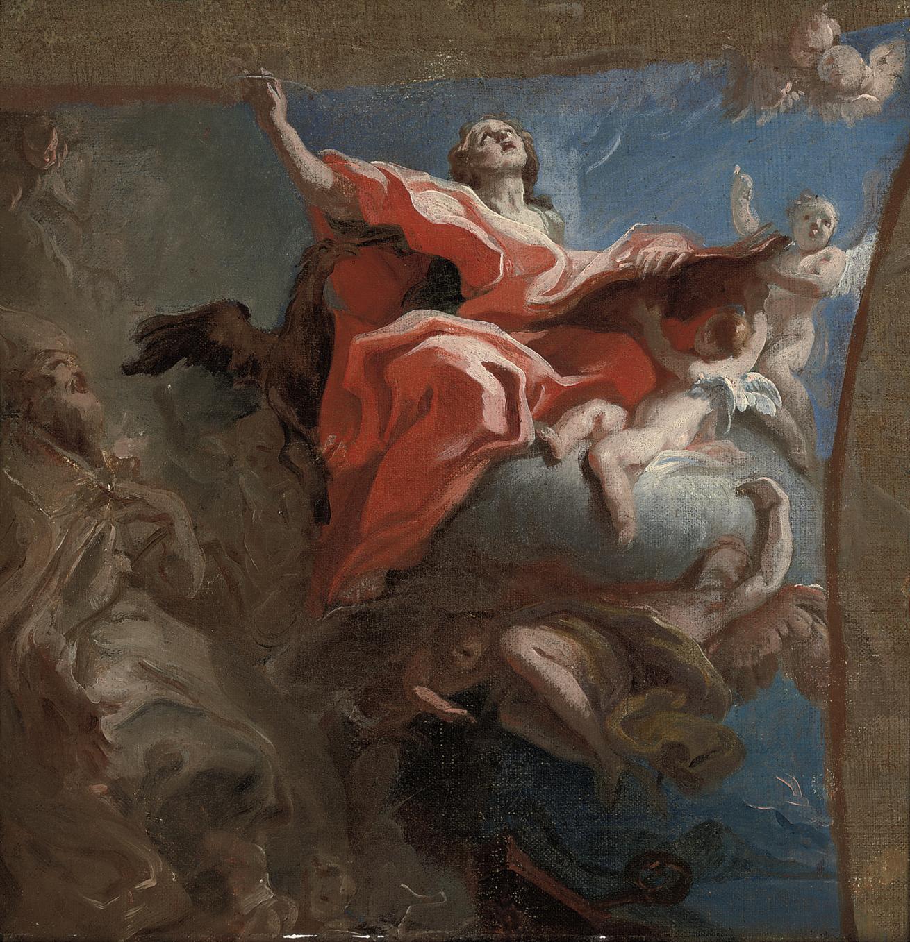 Carlo Innocenzo Carlone (Scaria 16861775 Como) , Saint John the