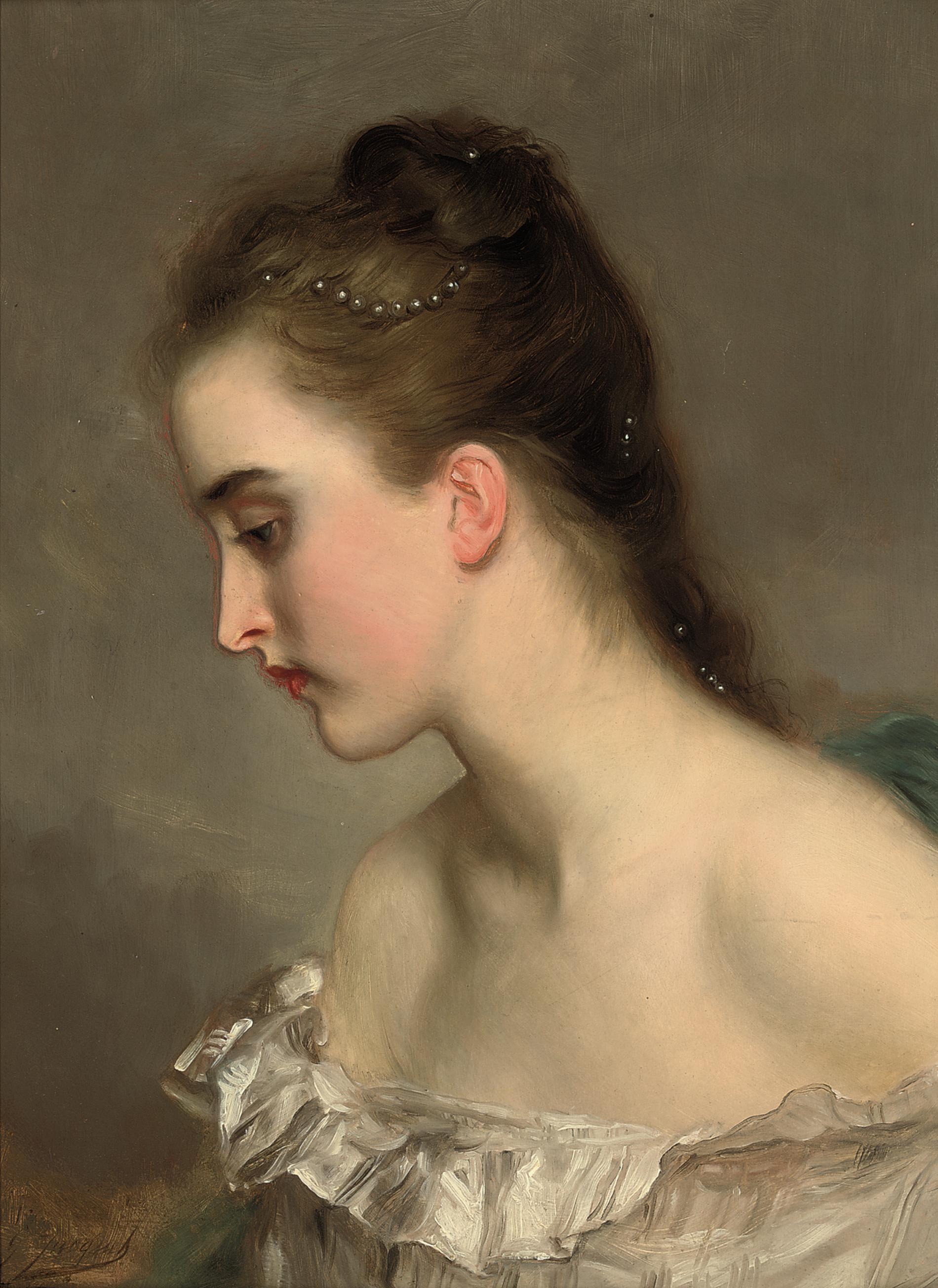 Лиц 19. Gustave Jean Jacquet (1846-1909). Французский художник Gustave Jean Jacquet (1846-1909).