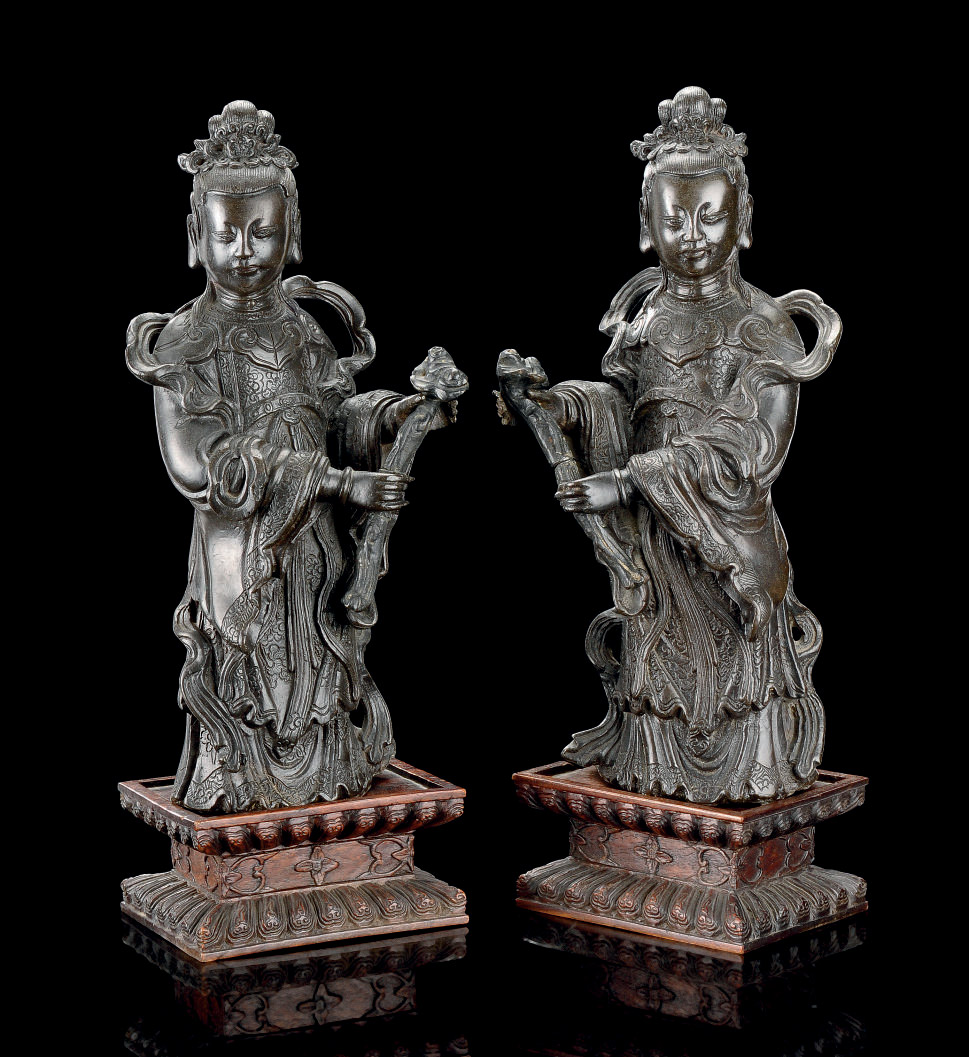 solid bronze figures