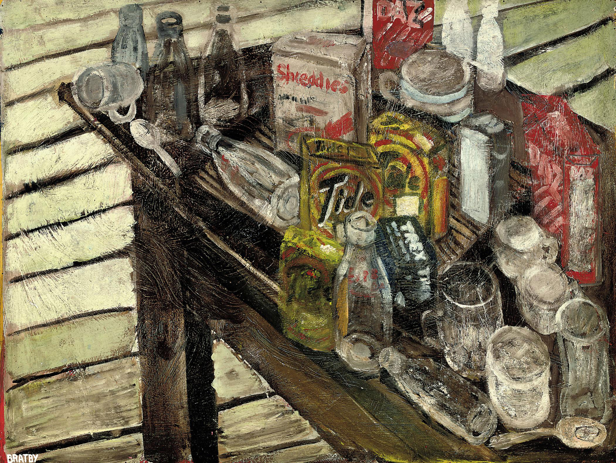 раковина живопись. John bratby. Ignacio iturria. реализм кухонной раковины фотограф. John bratby kitchen sink.