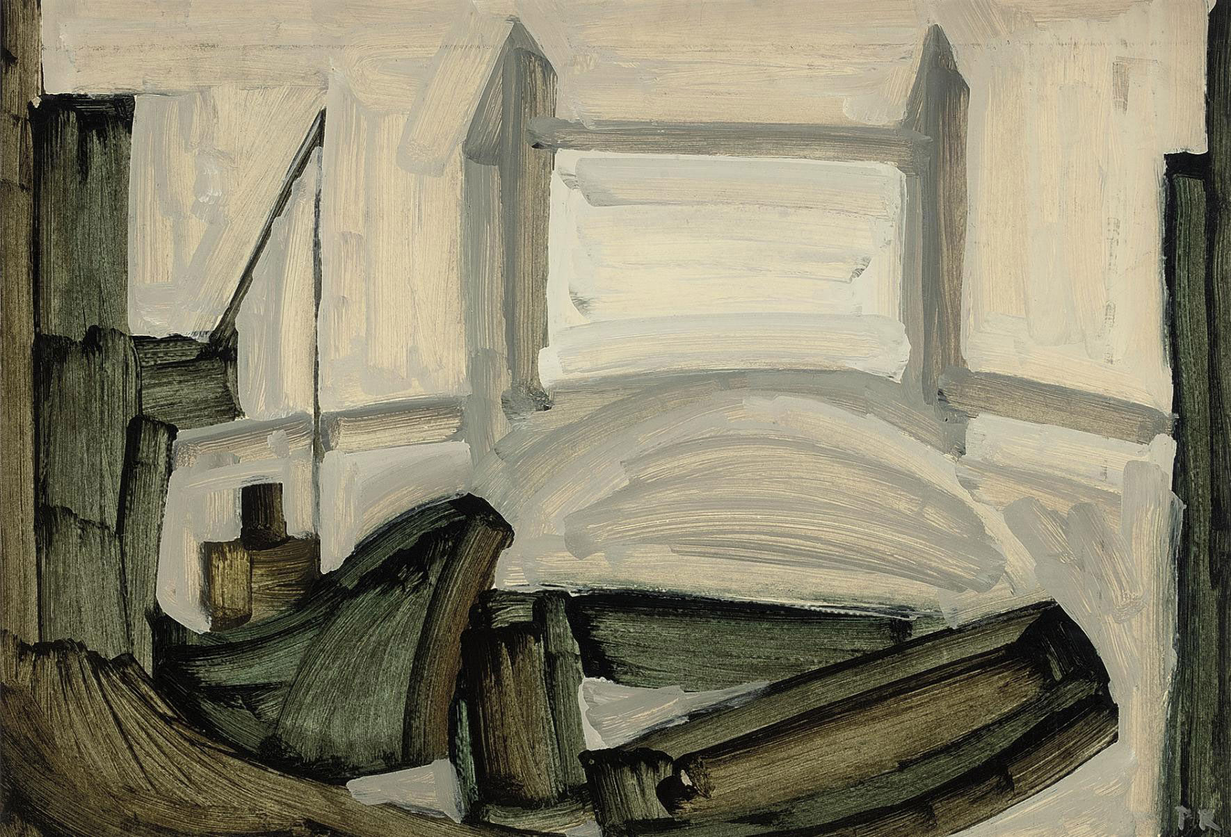 Jim Page Roberts B 1925 Tower Bridge And Ship Offloading Into
