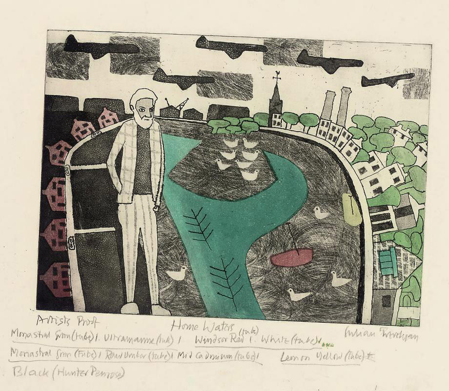 絵画 Julian Trevelyan Aigues Mortes 絵画 Julian Trevelyan Aigues Mortes Aigues Mortes by Julian