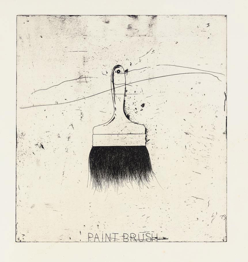 Jim Dine (b. 1935) , Paintbrush (Williams College 132) Christie's