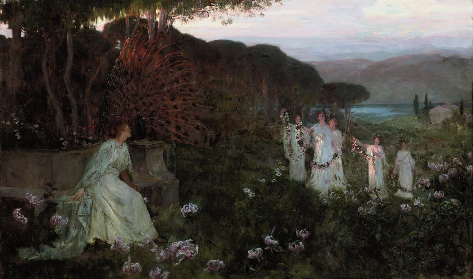 Hera and her attendants 
