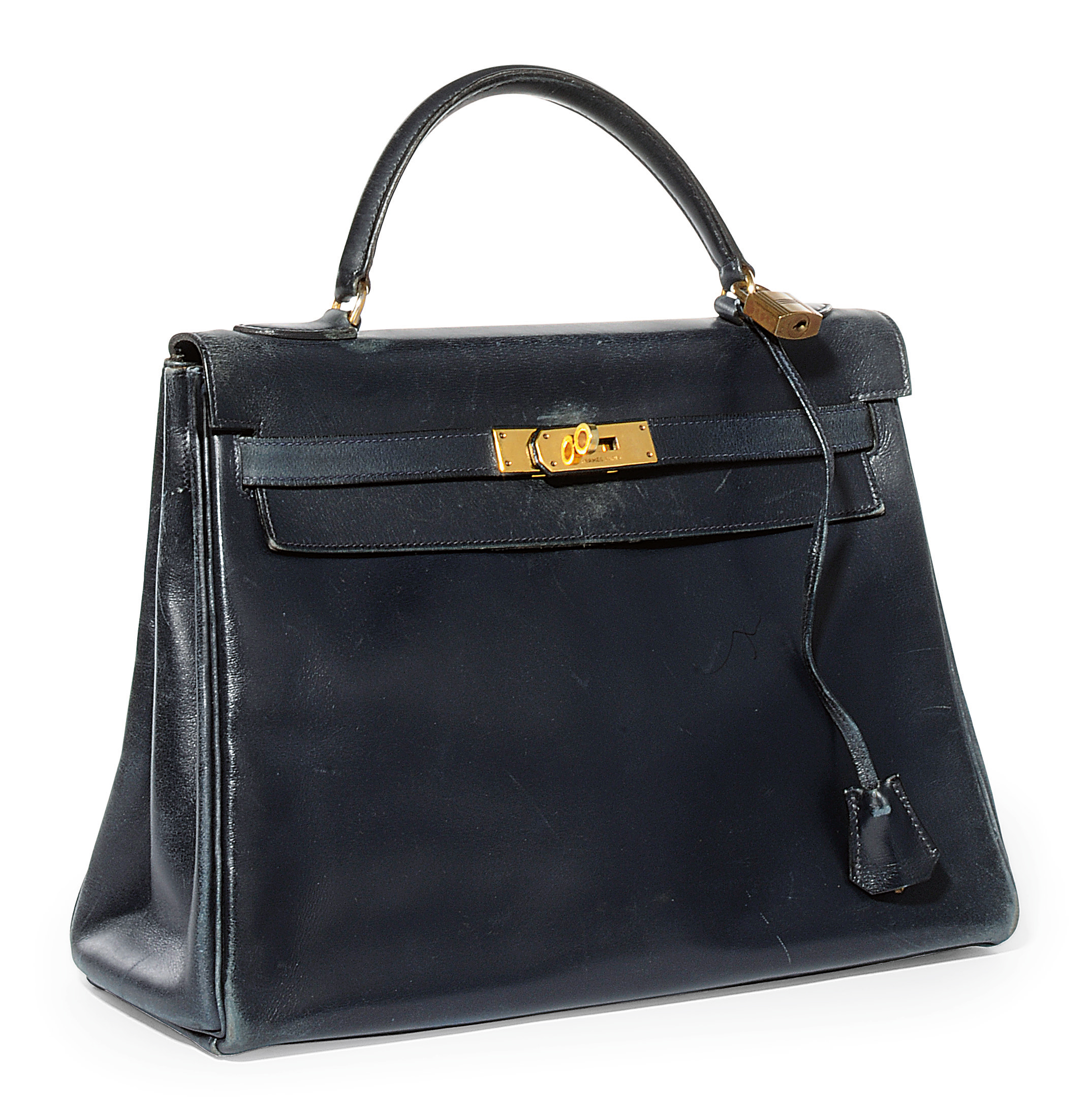 A NOIR CROCODILE 'KELLY' BAG , HERMÈS, CIRCA 1940 | Christie's