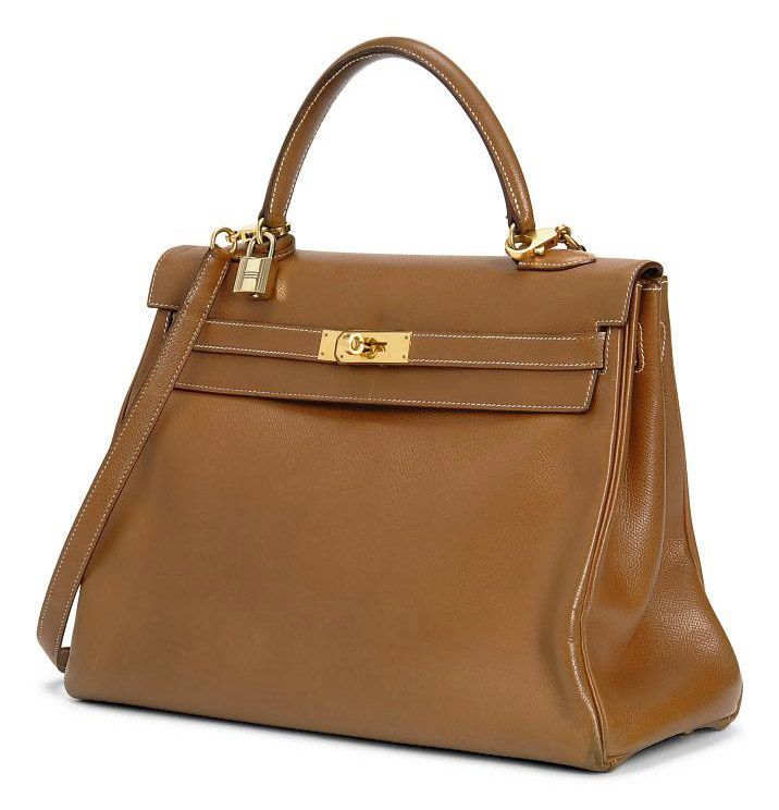 A GOLD LEATHER 'KELLY' BAG , HERMEÈS, 1992 Christie's
