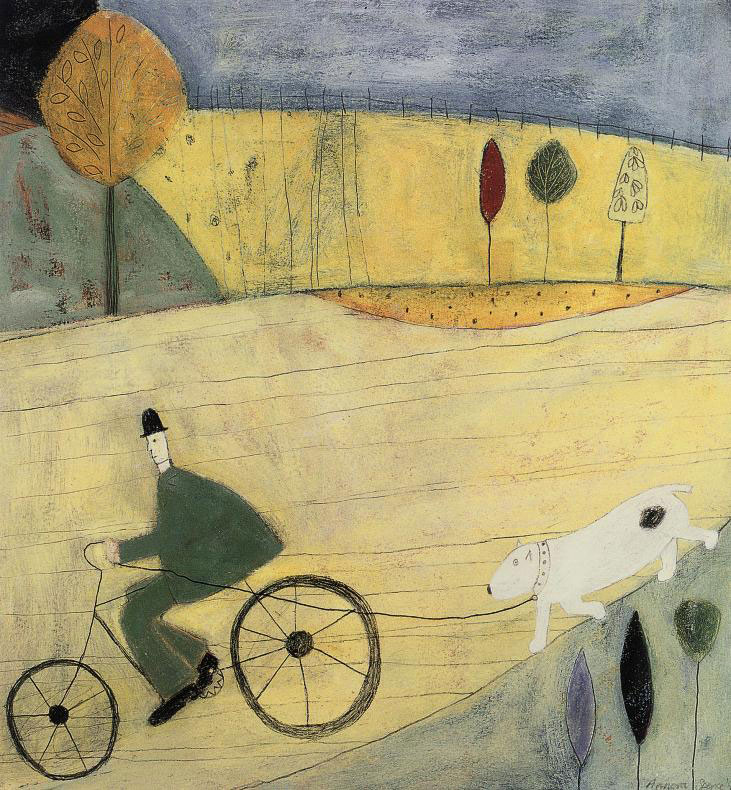 Annora Spence (B.1963) , Walking the Dog | Christie's
