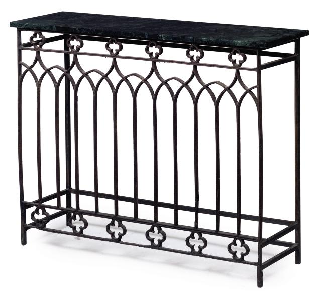 A Cast Iron Gothic Console Part 19th Century And Later Console Table Furniture Lighting Christie S