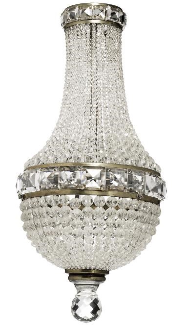 TWO BOHEMIAN GLASS CEILING LIGHTS , THIRD QUARTER 20TH CENTURY | Christie's