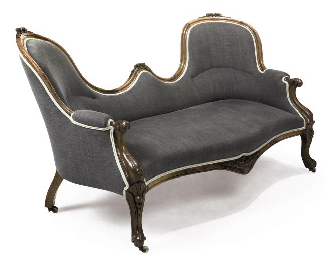 A MIDVICTORIAN CARVED WALNUT SOFA , MID19TH CENTURY Christie's