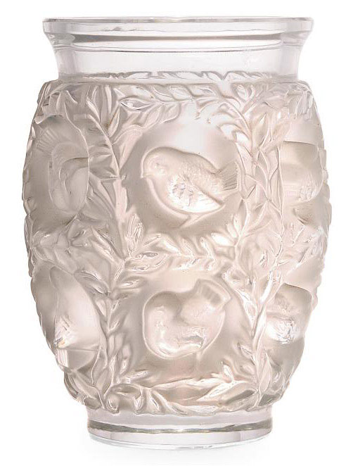 A Lalique Bagatelle Clear And Frosted Glass Vase Designed 1939