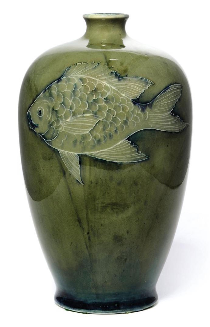 A MOORCROFT FISH VASE , CIRCA 1930 Christie's