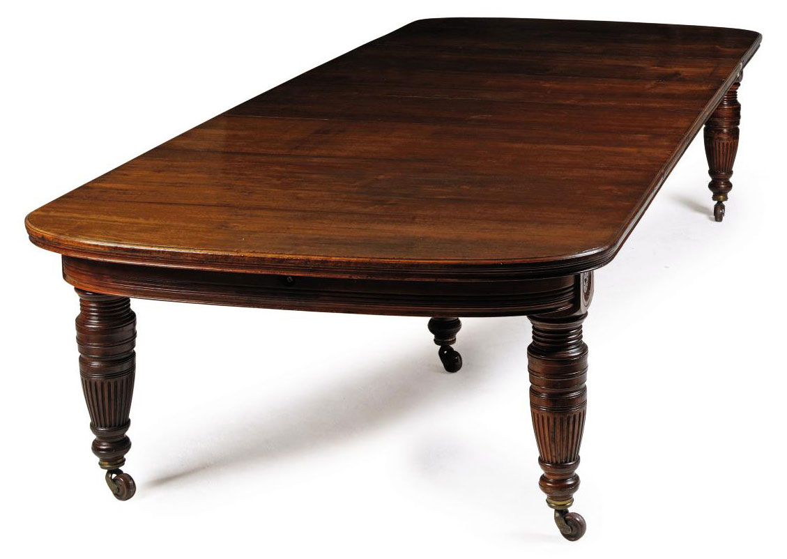 A Mid Victorian Mahogany Extending Dining Table The Mechanism By Joseph Fitter Circa 1870 Dining Table Furniture Lighting Christie S