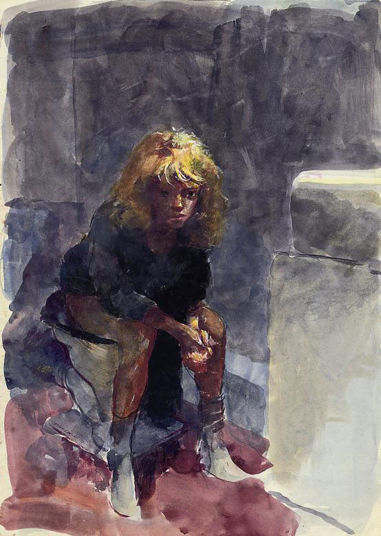 Robert Lenkiewicz (19412002) , Seated girl Christie's