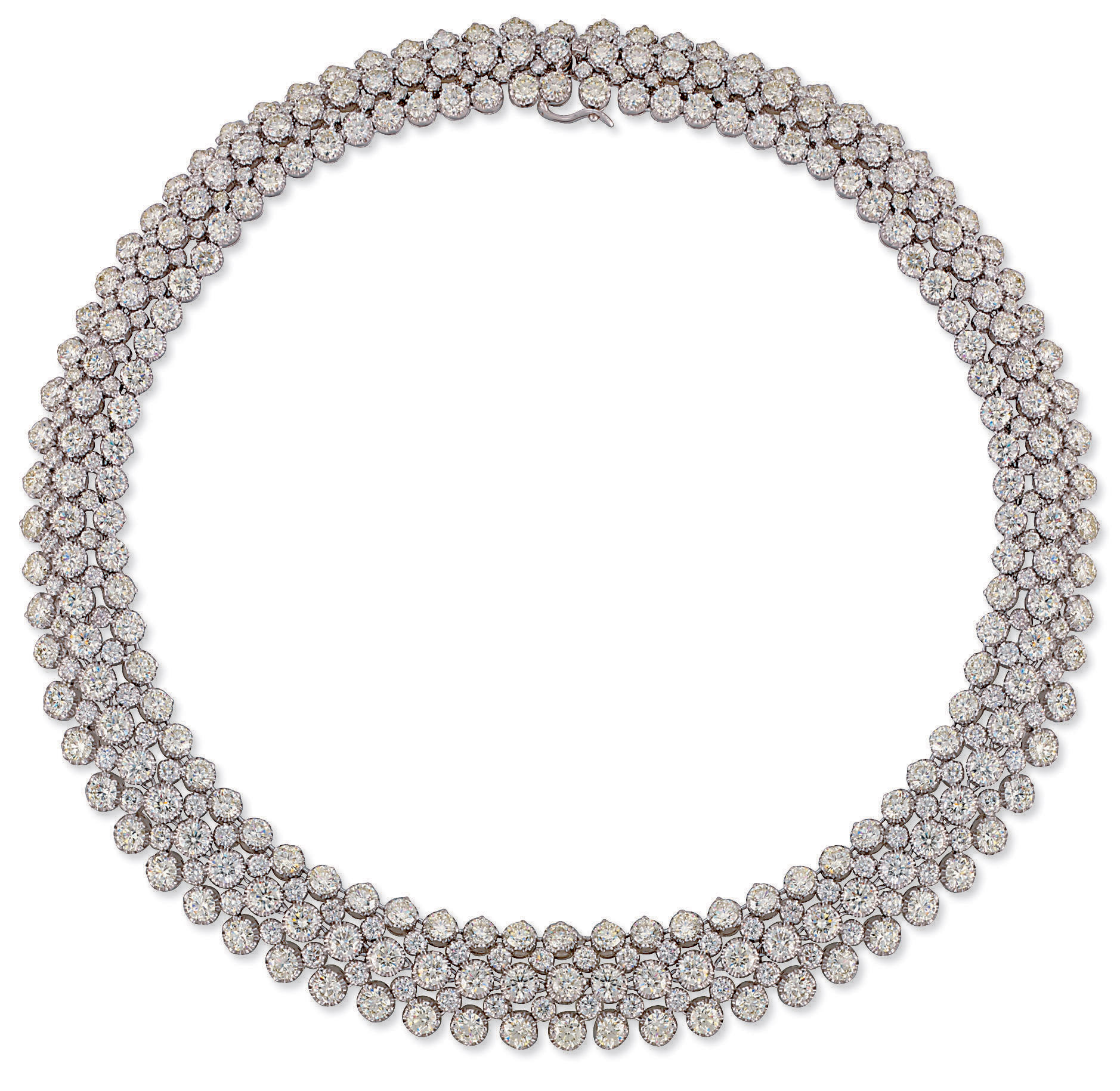 A DIAMOND COLLAR NECKLACE Christie's