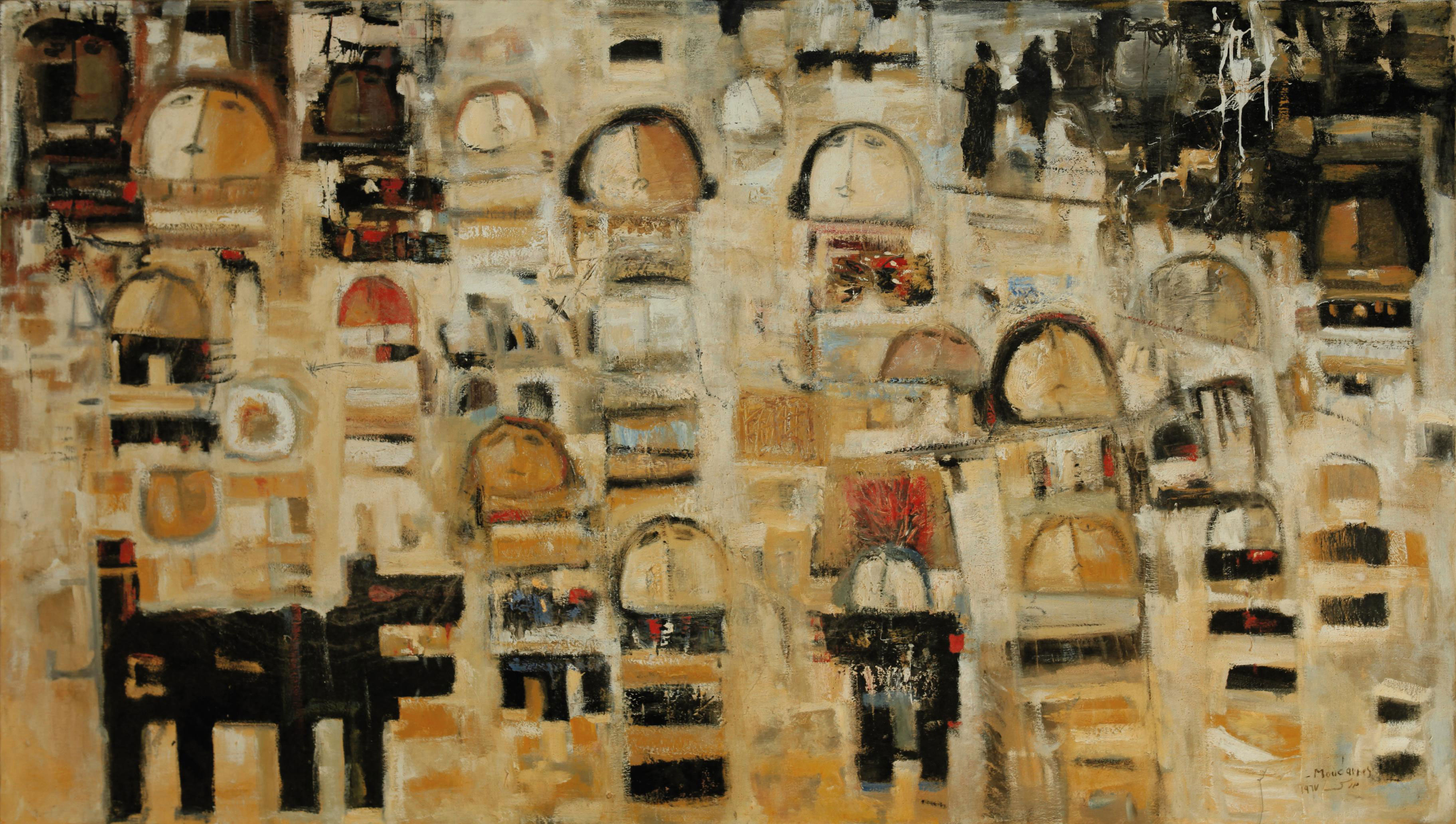 Fateh Moudarres (Syrian, 1922-1999) , Untitled | Christie